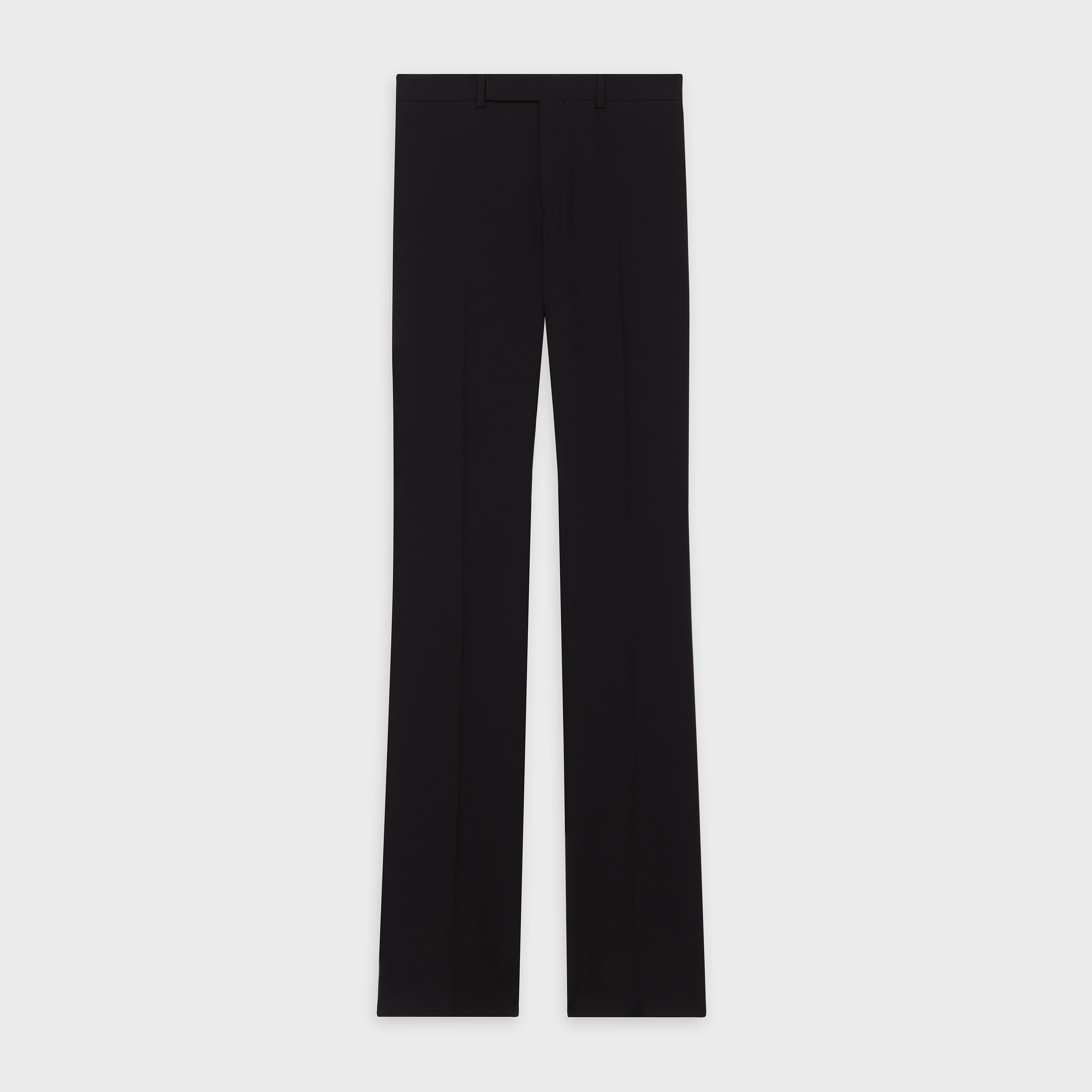 FLARED PANTS IN WOOL GABARDINE - 1