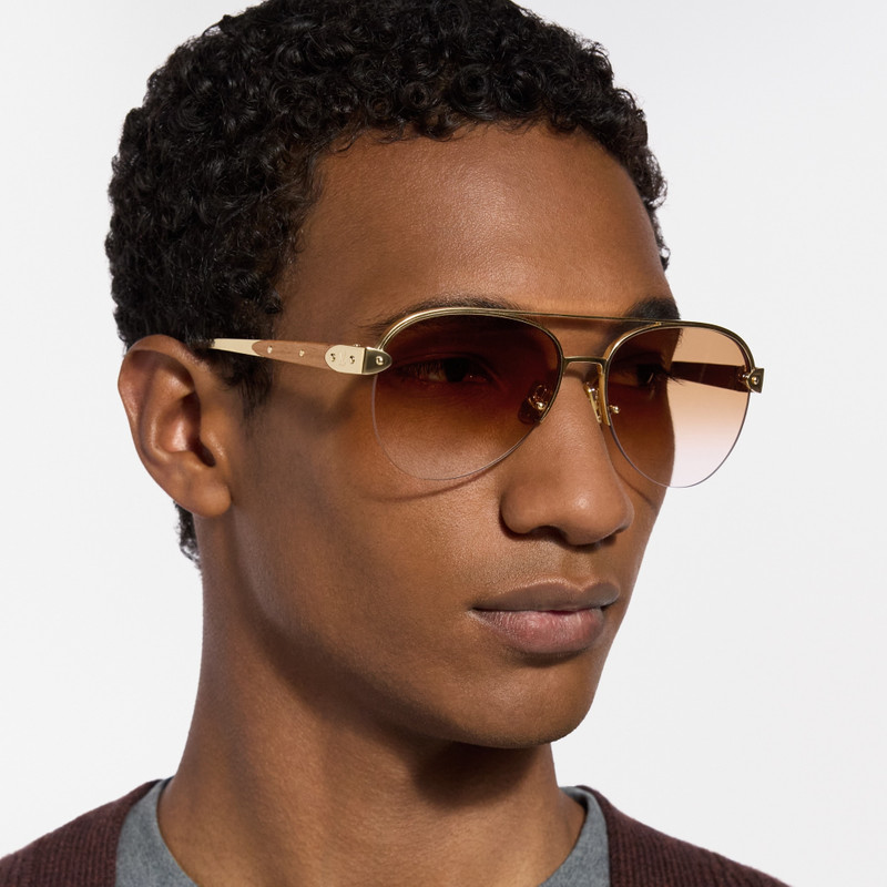LV Trunk Pilot Sunglasses 6