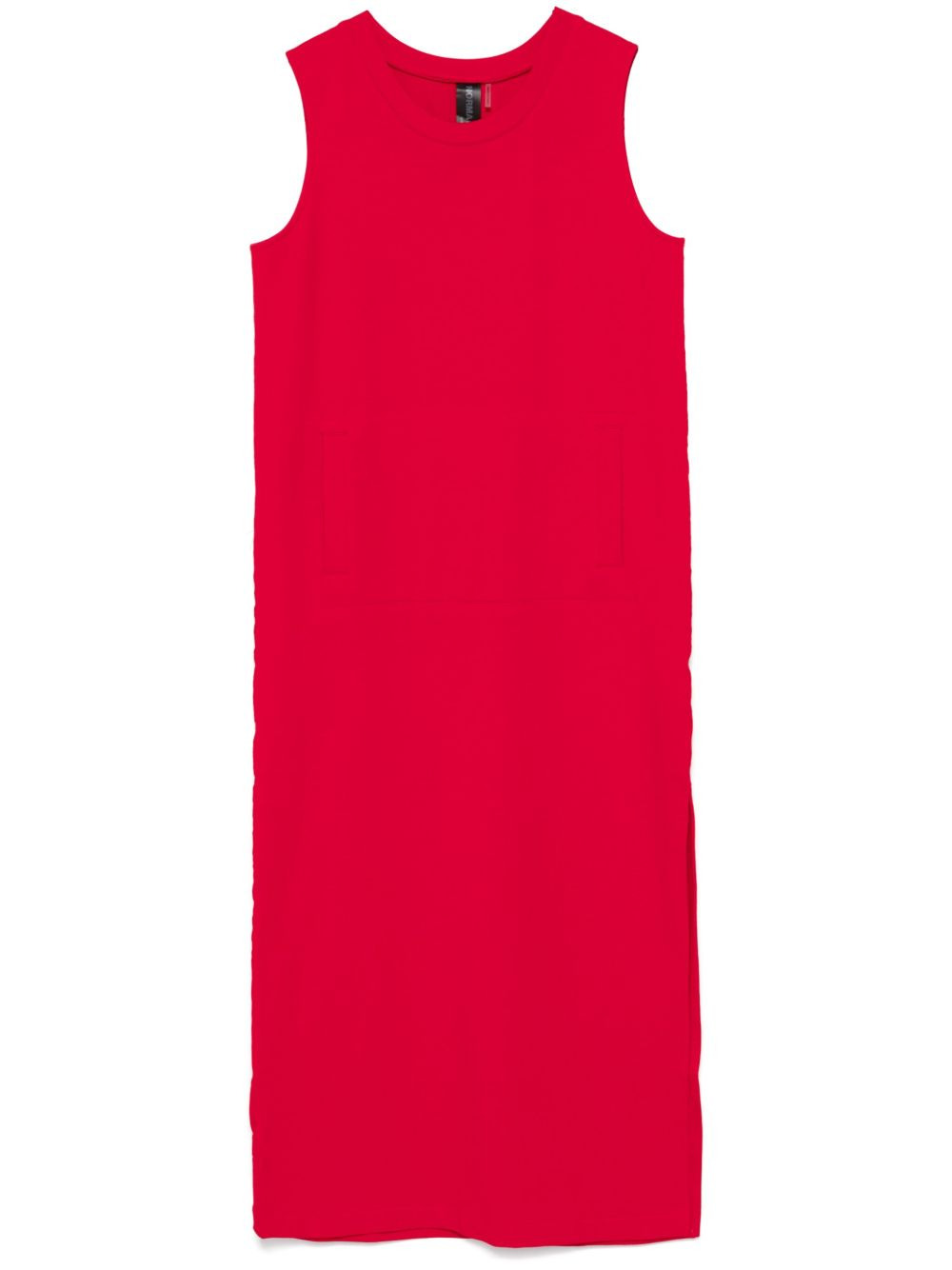 side-slit sleeveless dress - 1