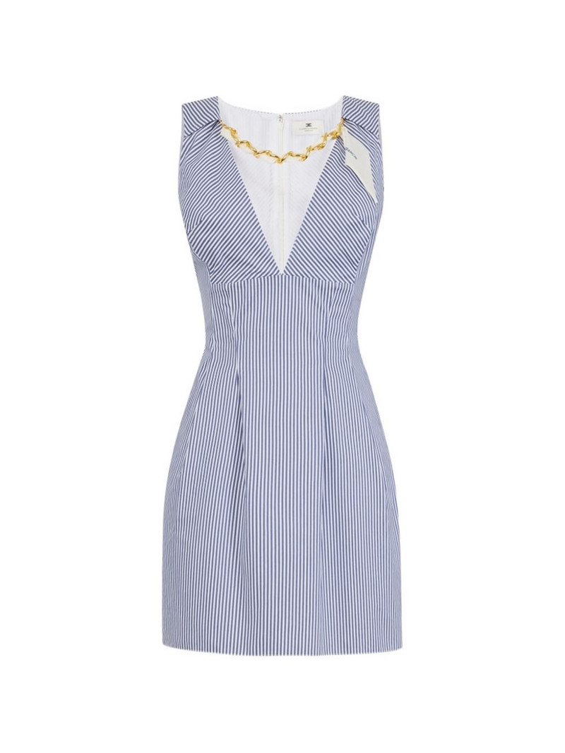 striped chain mini dress 1
