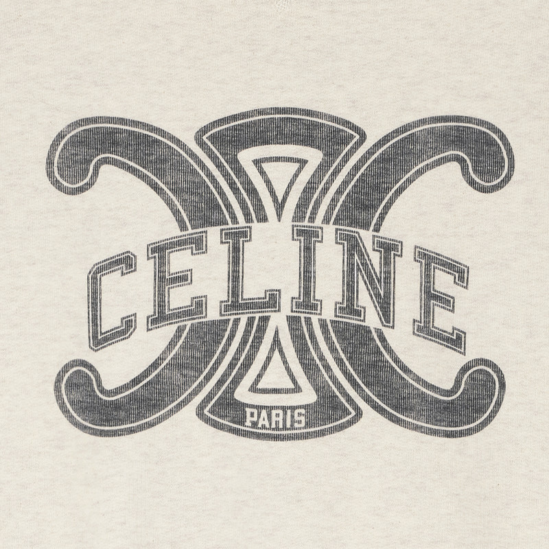 CELINE TRIOMPHE SWEATSHIRT IN COTTON FLEECE 3
