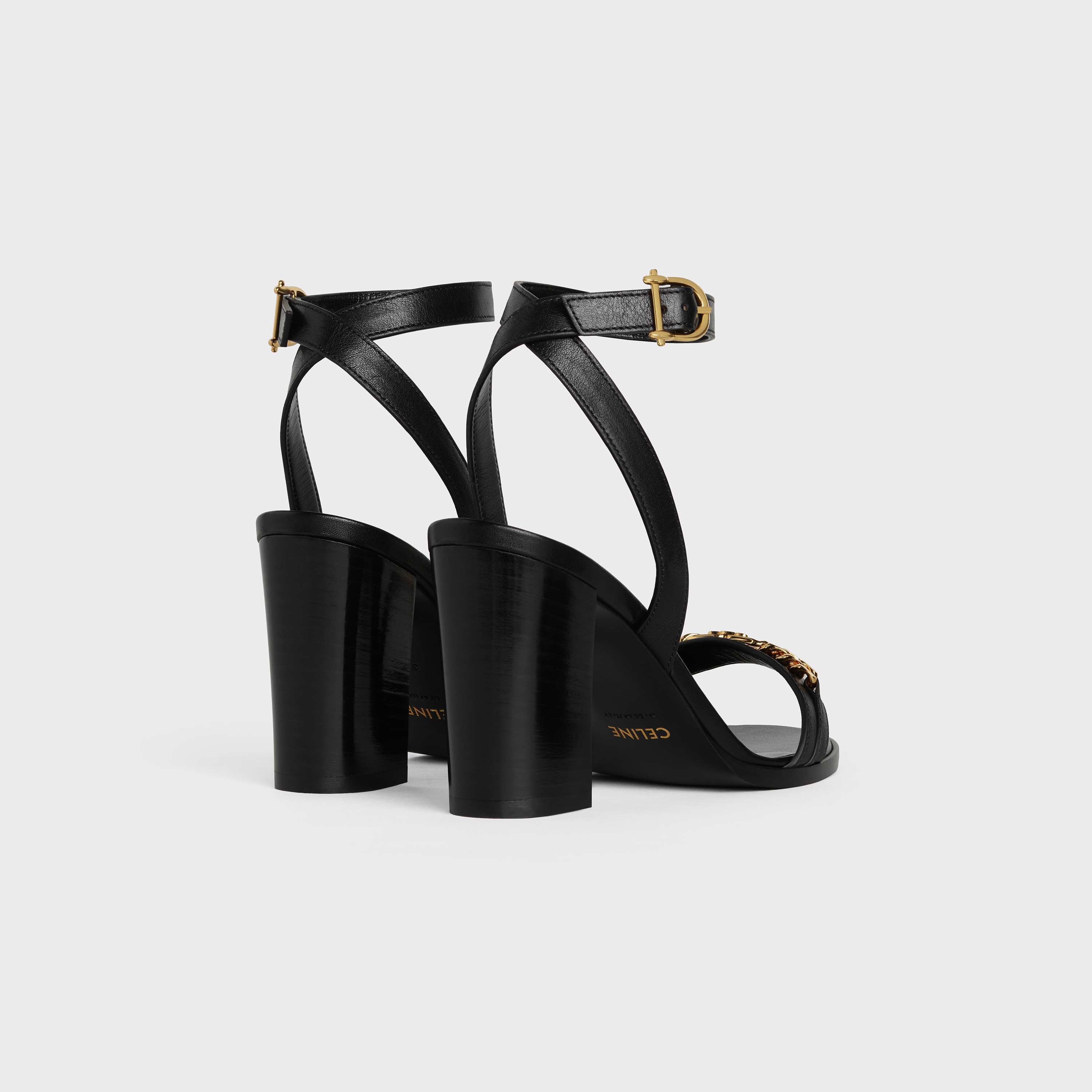 CELINE TRIOMPHE SANDAL  IN  CALFSKIN - 4