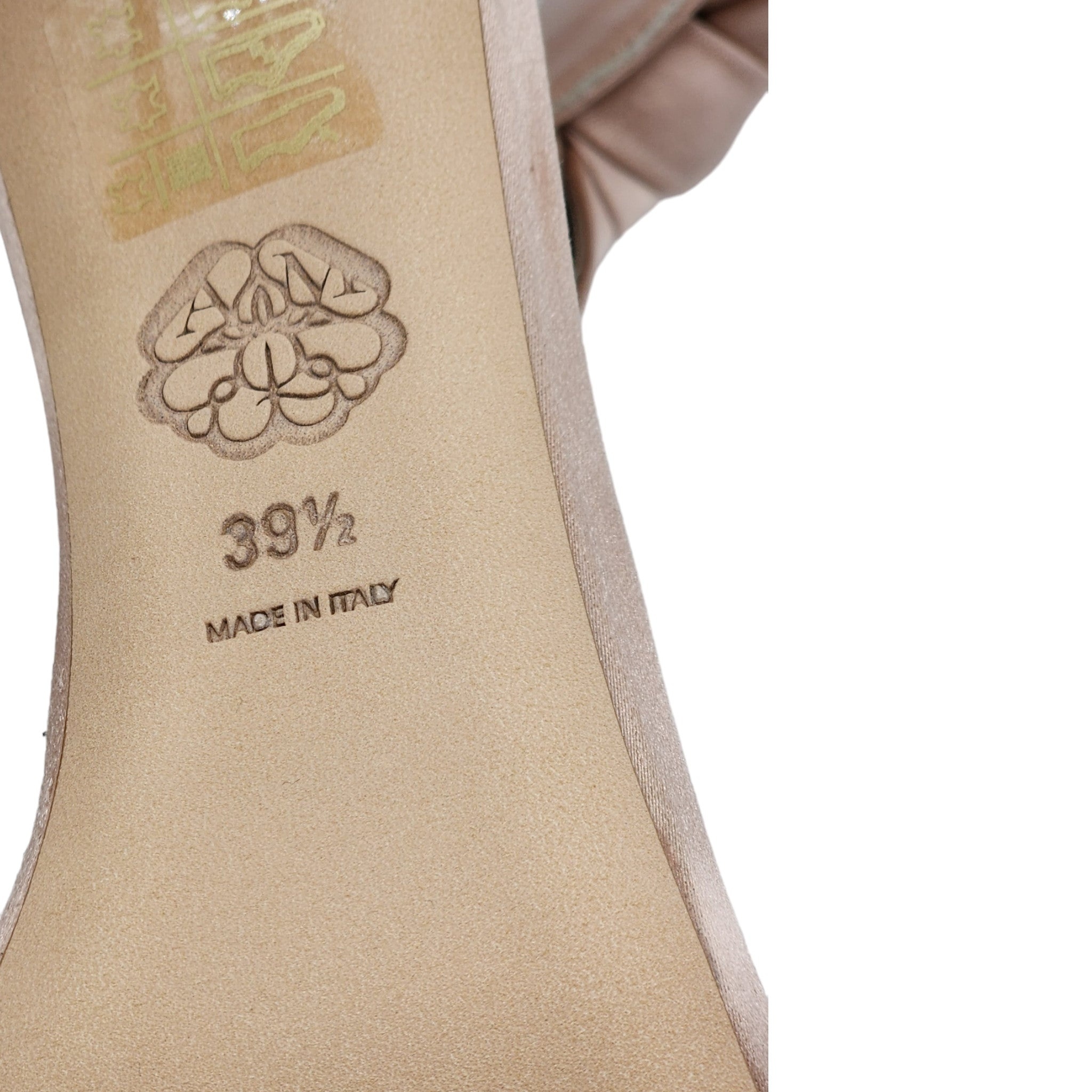 Alexander McQueen Pin Heel Bow Pumps - Satin - Nude - 8