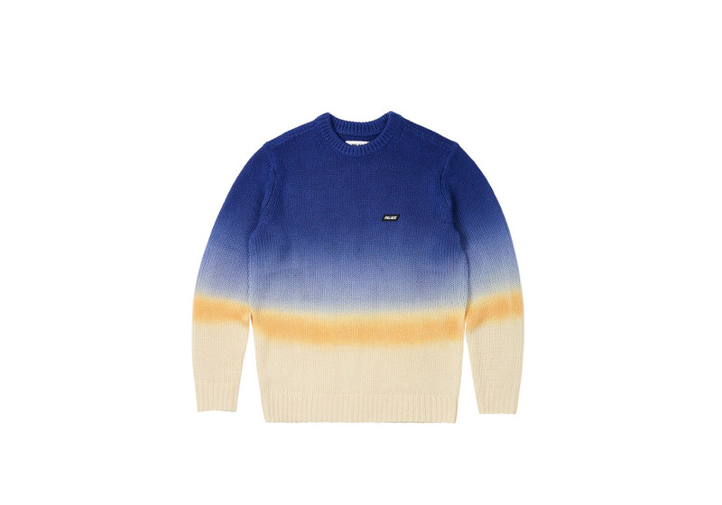 GRADIENT 다이브 니트 블루 - 1