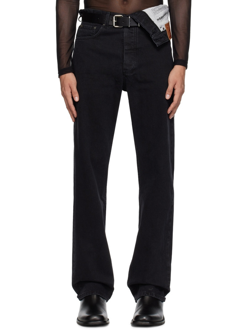 Black Asymmetric Jeans 5