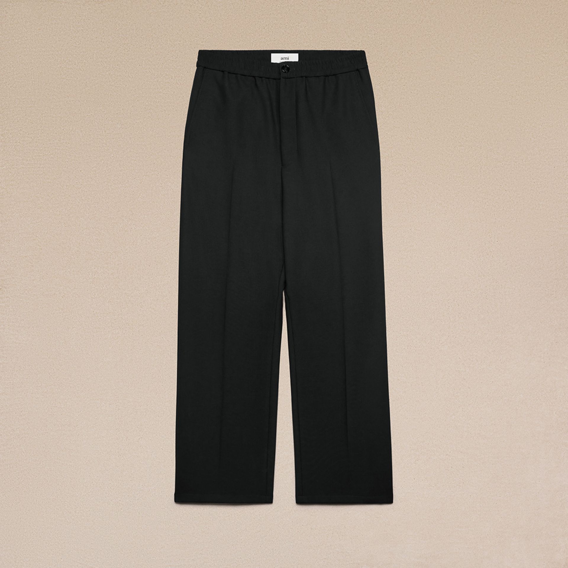 Elasticated Waist Straight Fit Trousers - 2