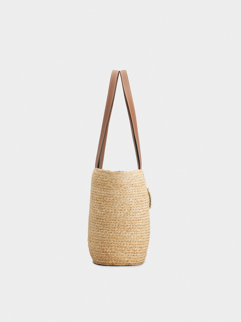 Roger Vivier Small Shopping Bag in raffia outlook