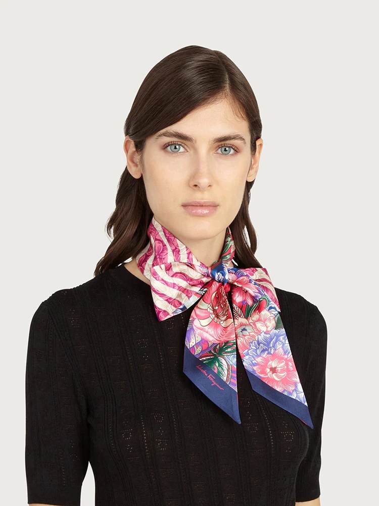 ZEBRA PRINT SILK TWILLY - 3