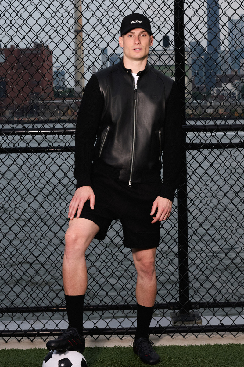 MACKAGE DOMINIC-Z Mixed Media Logo Jacket outlook