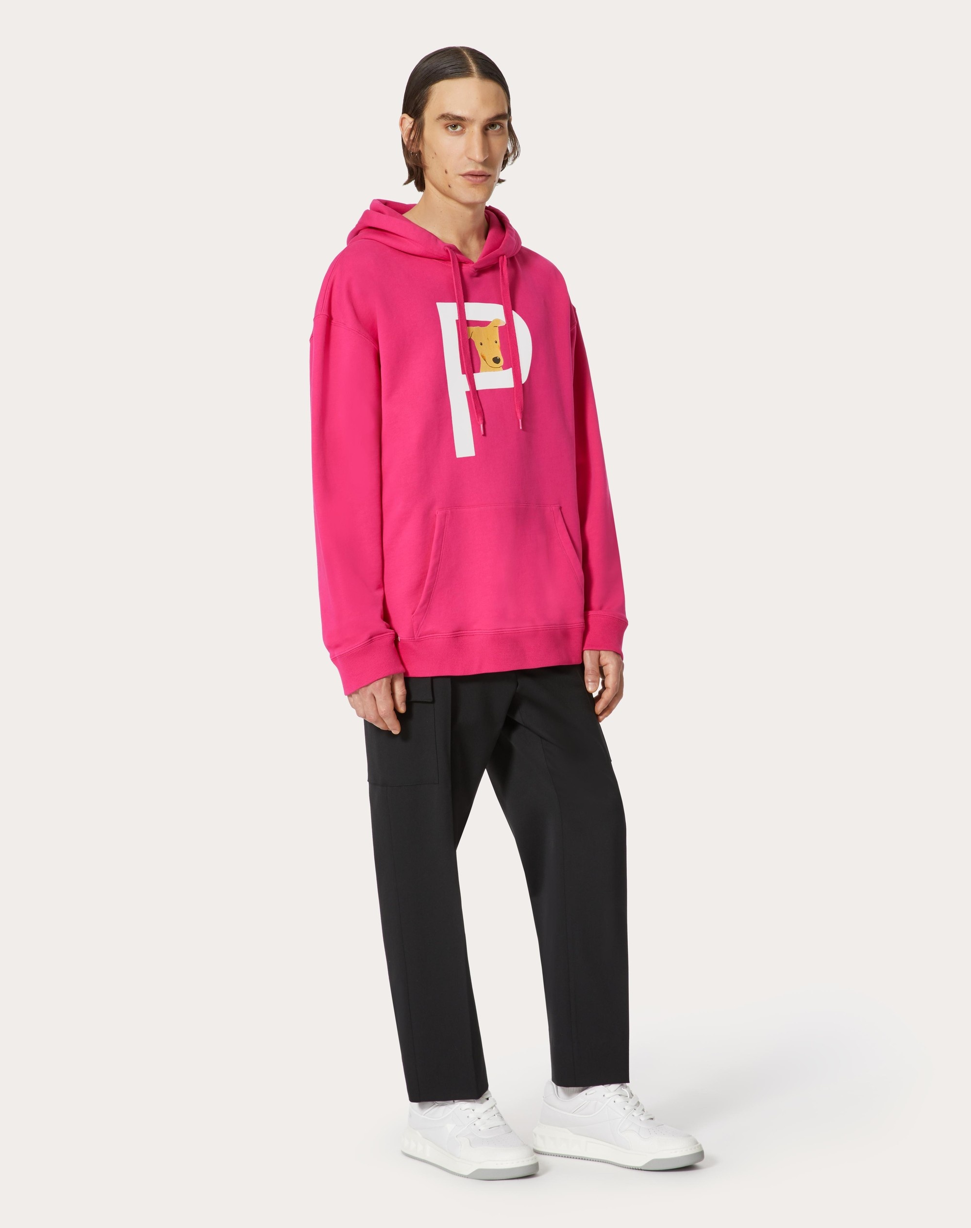 VALENTINO GARAVANI ROCKSTUD PET CUSTOMISABLE UNISEX HOODED SWEATSHIRT - 3