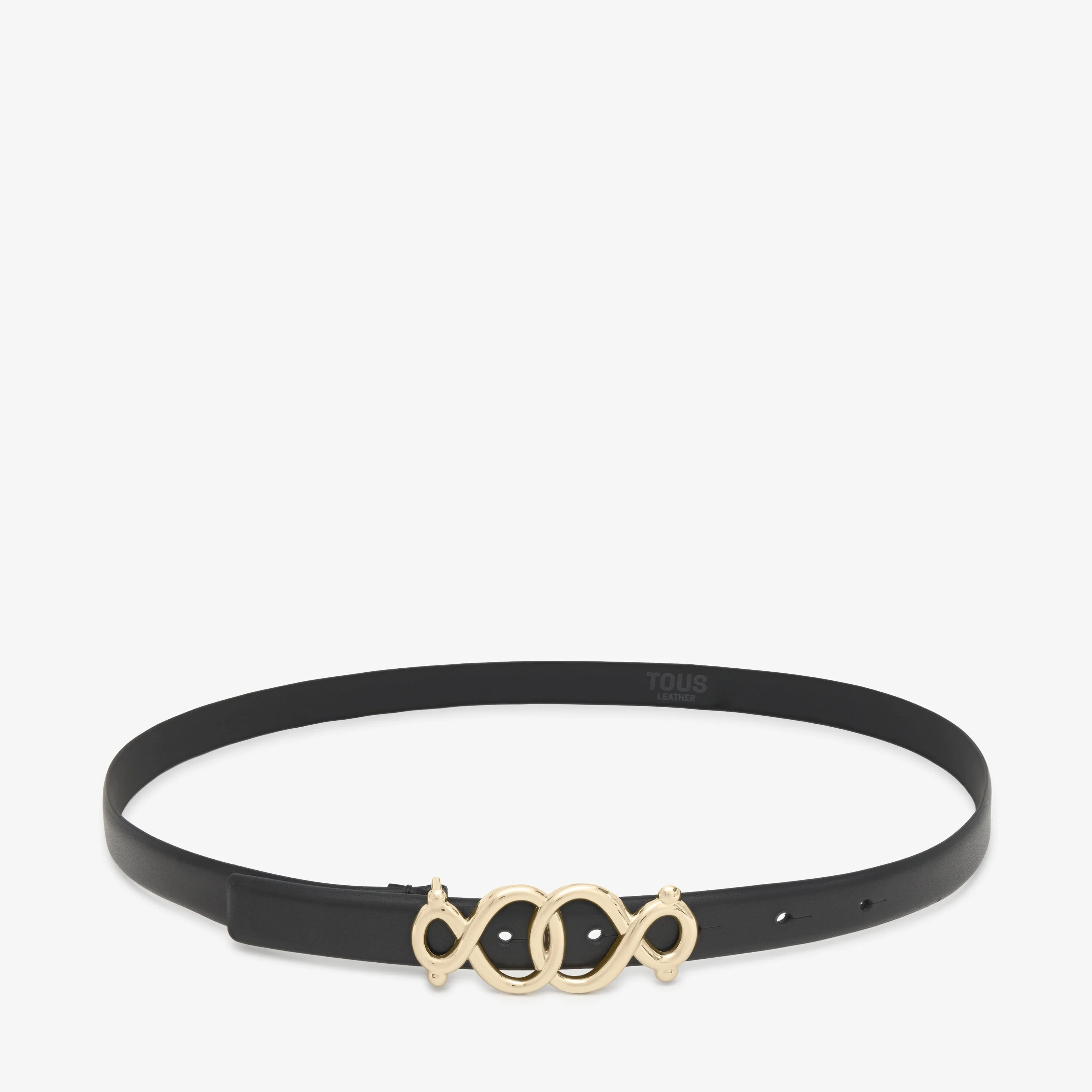 90 cm black leather Belt TOUS Infinity - 1