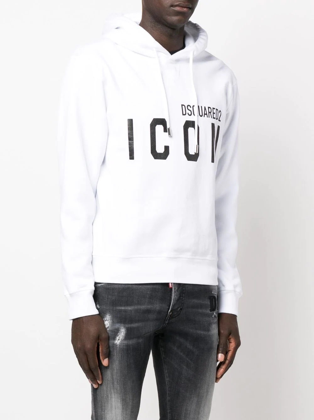 Icon print hoodie - 3