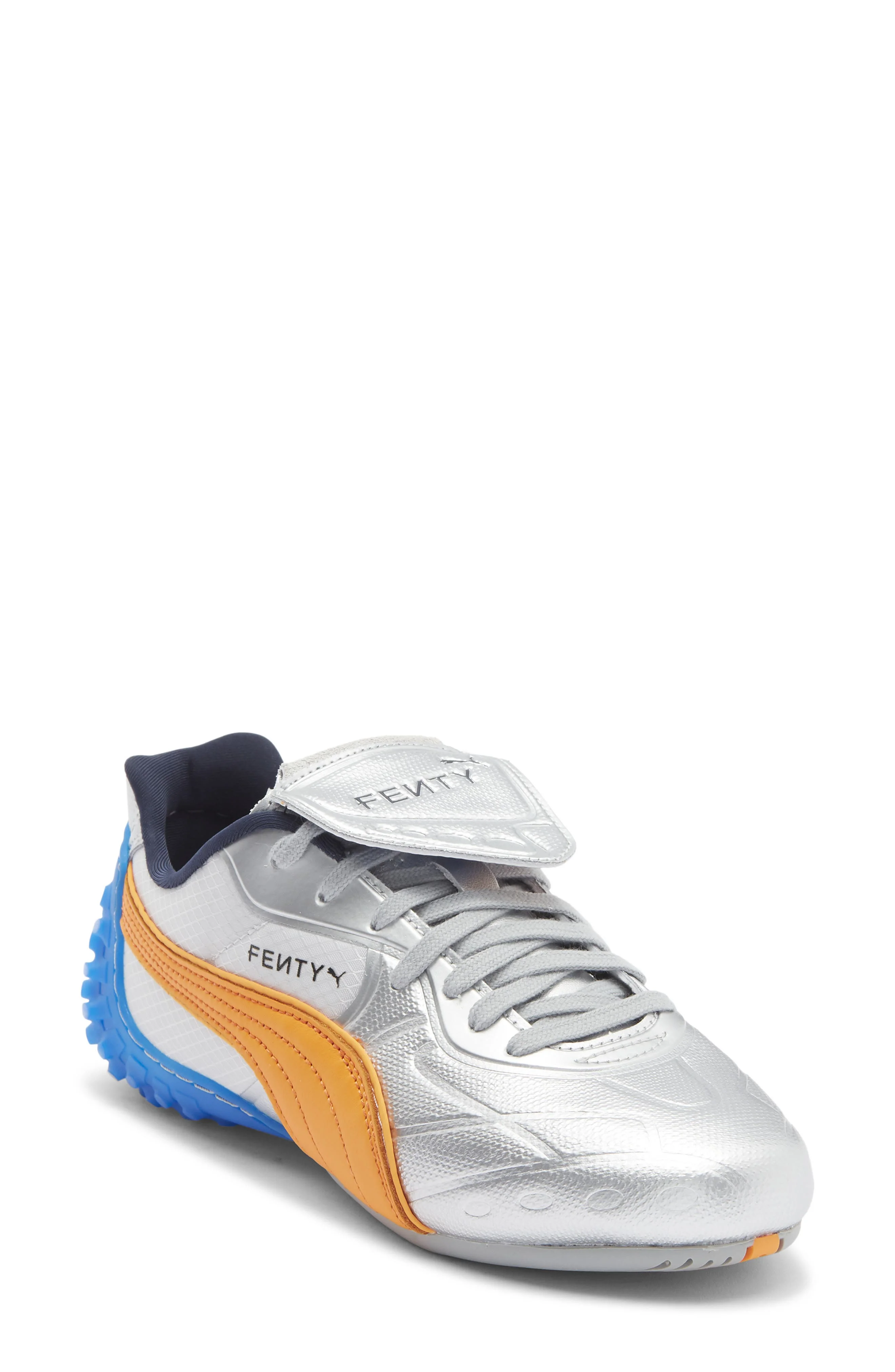 PUMA x Fenti Avanti LS-X Sneaker in Puma Silver/Rickie Orange at Nordstrom - 1