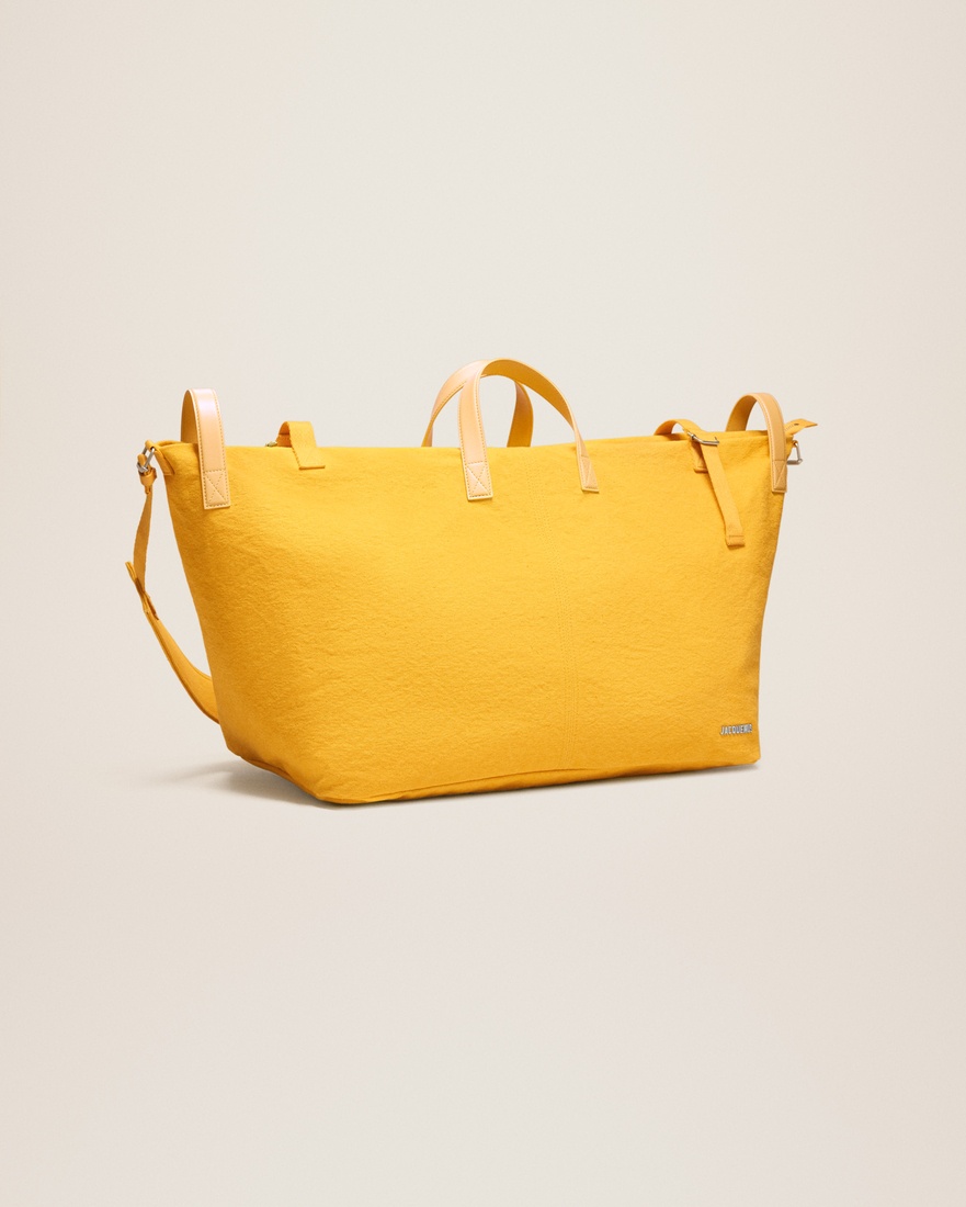 Jacquemus Yellow Le Sac A Linge Tote Jacquemus