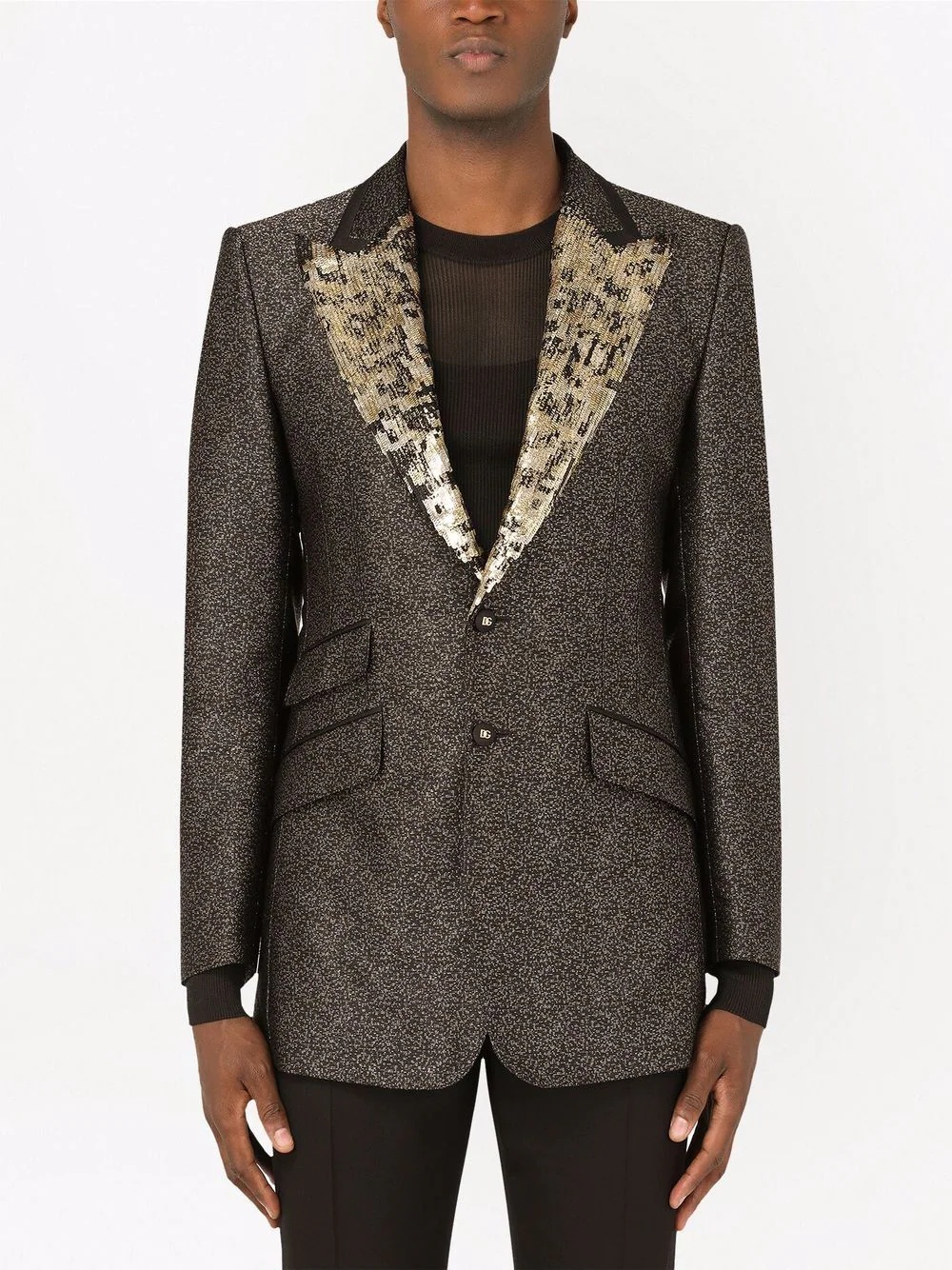 Lamé Jacquard Beat-fit jacket - 3