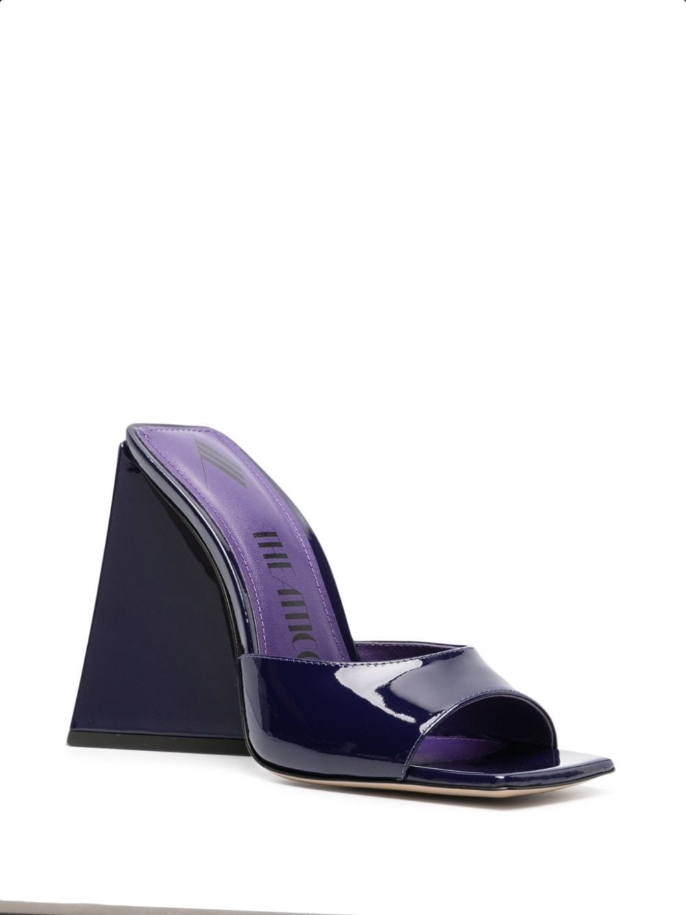 Devon 115mm patent-leather mules - 2