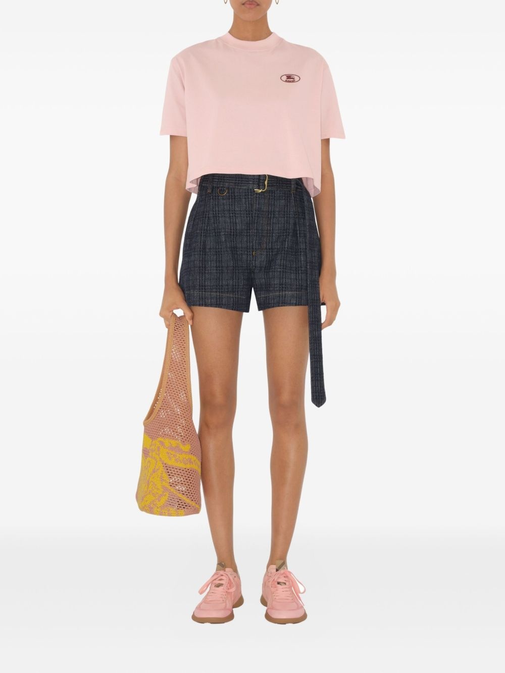 cropped cotton T-shirt - 2