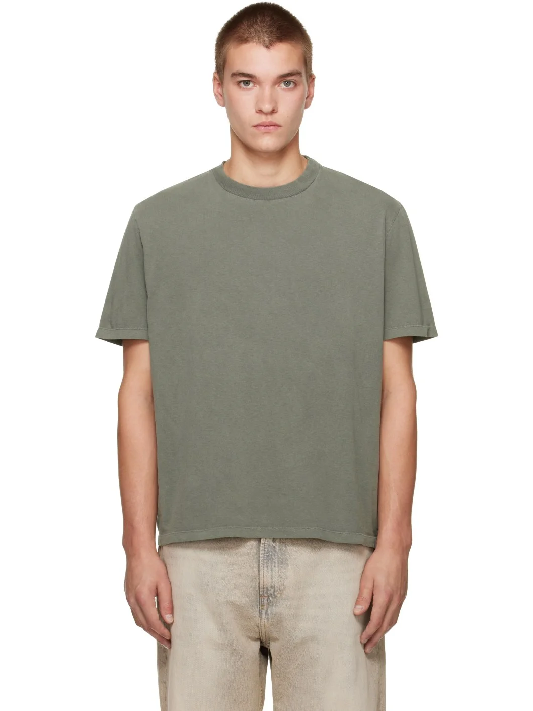 Khaki Box T-shirt - 1