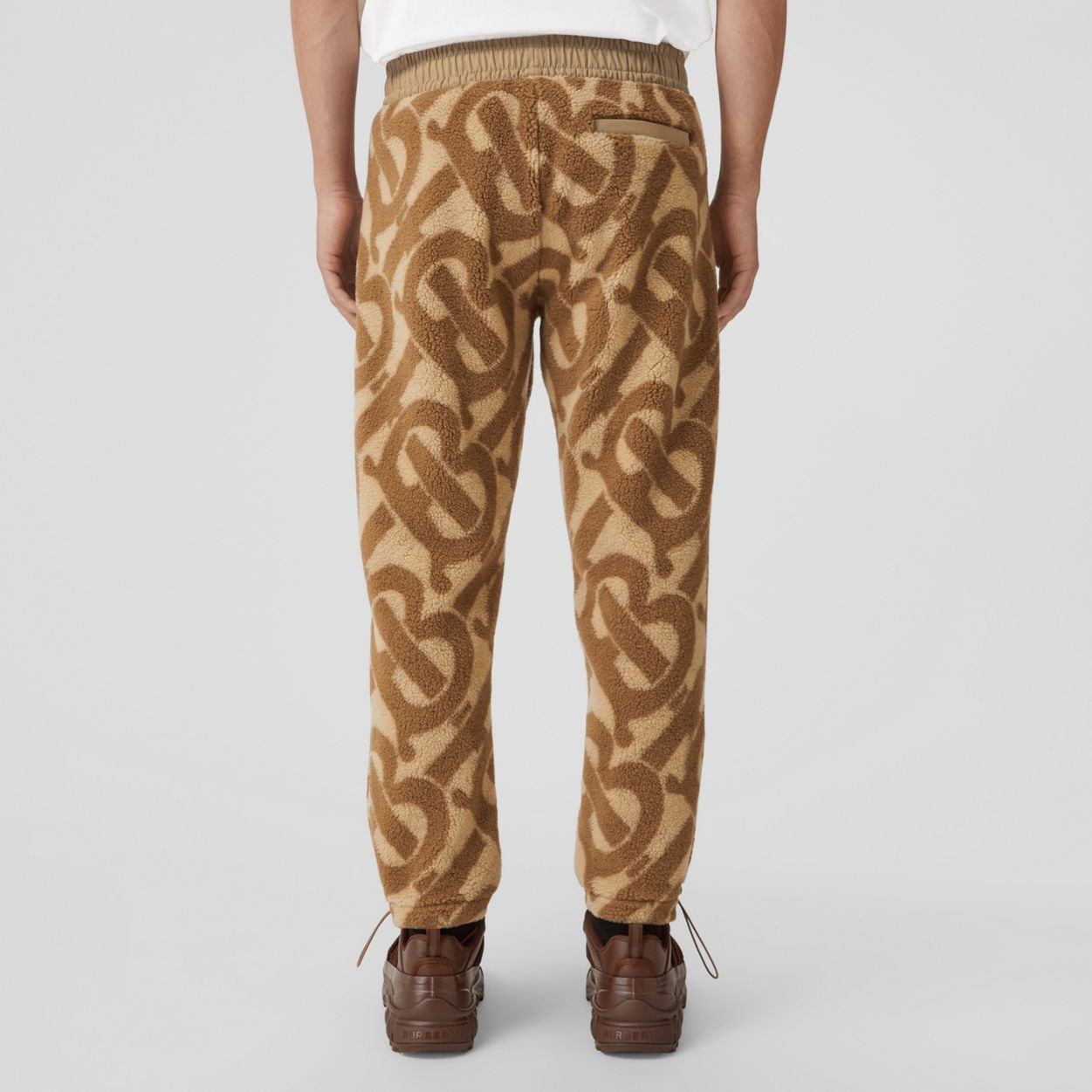 Monogram Fleece Jacquard Jogging Pants - 4
