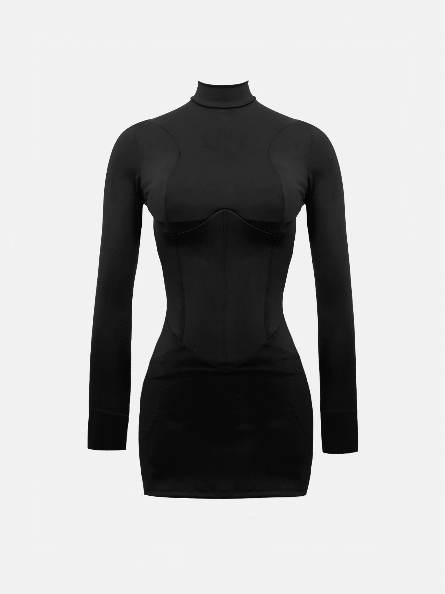 CAT CALL PADDED DRESS BLACK - 14