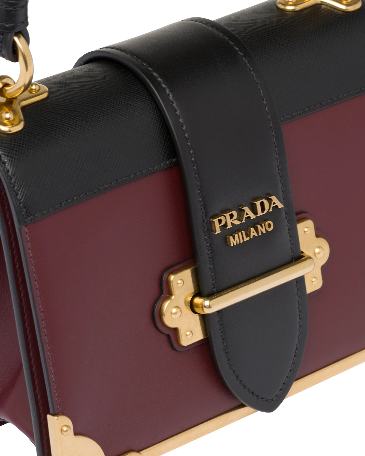 Leather Prada Cahier Bag - 6