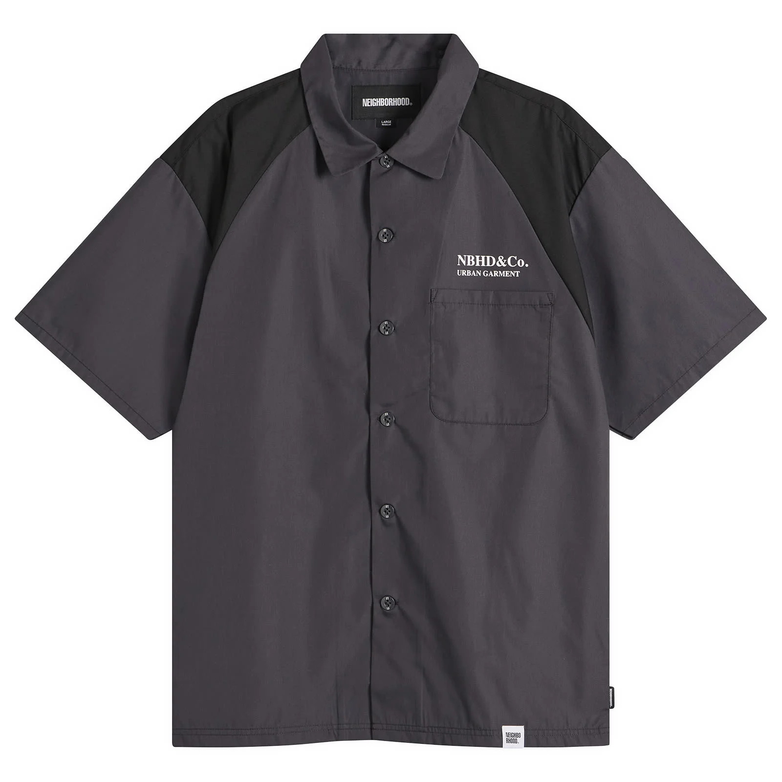 Neighborhood Classic 2-Tone Short Sleeve Work Shirt 2 - 1