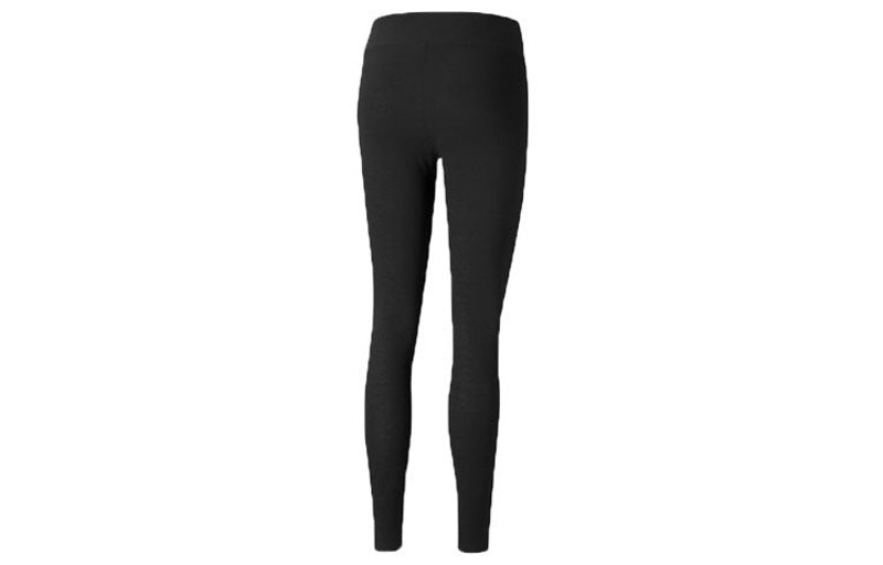 PUMA (WMNS) PUMA Holiday Leggings Logo Sports Training gym pants Black 847692-51 outlook