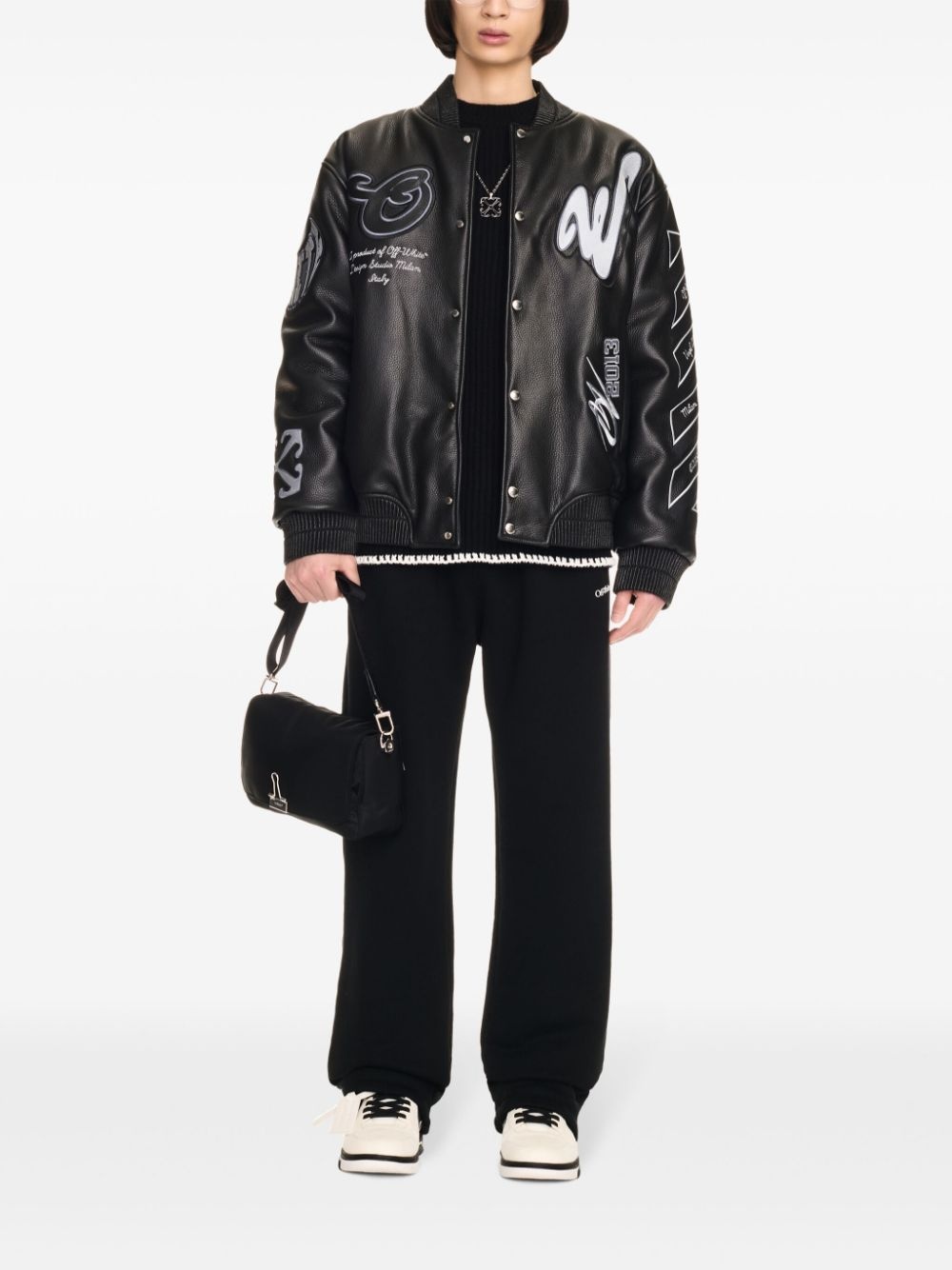 patchwork bomber jacket - 2