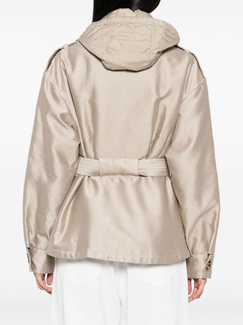 embroidered-logo jacket 4