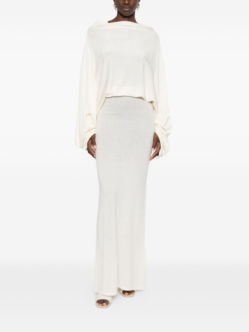 AYA MUSE long-sleeved open-back dress outlook