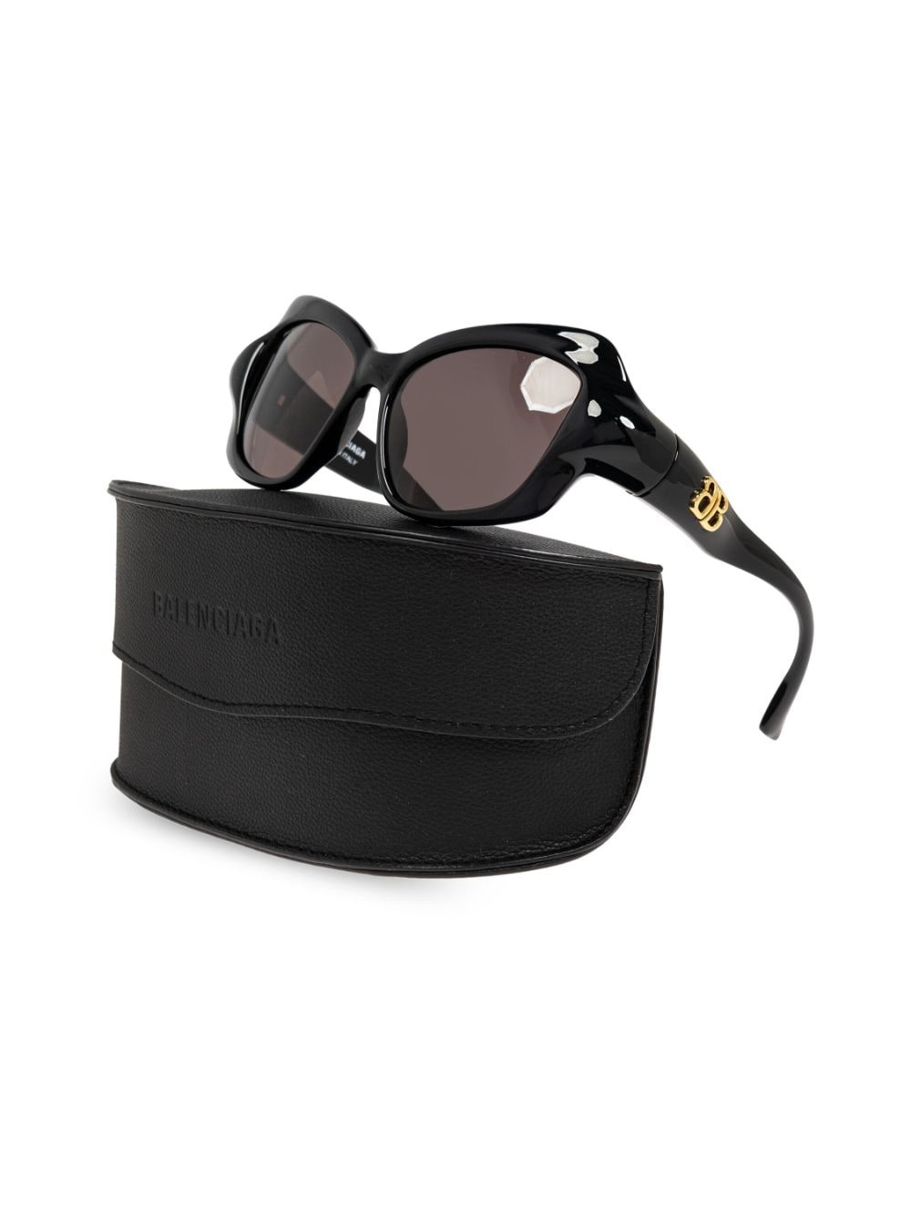 logo cat-eye sunglasses - 3