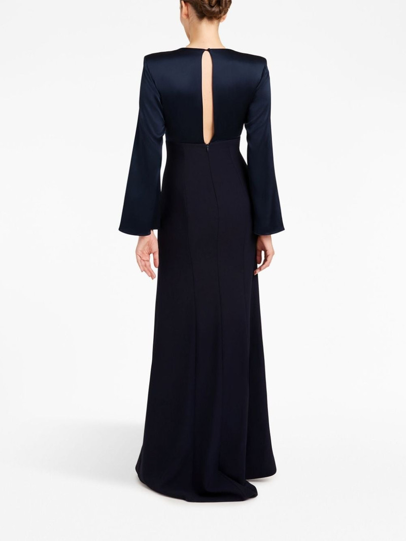 Julianne knot-detail gown 3