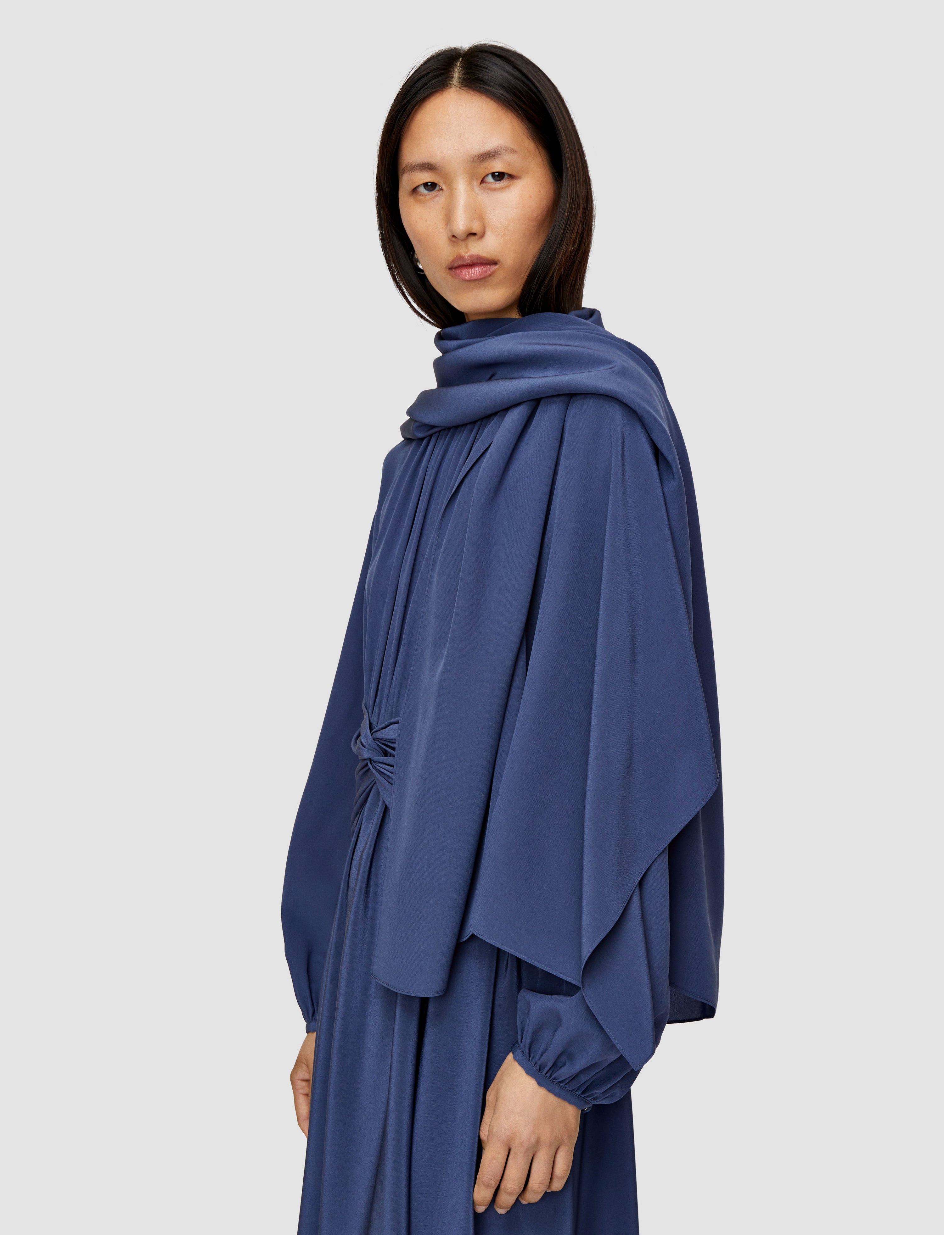 Crepe de Chine Silk Scarf - 3