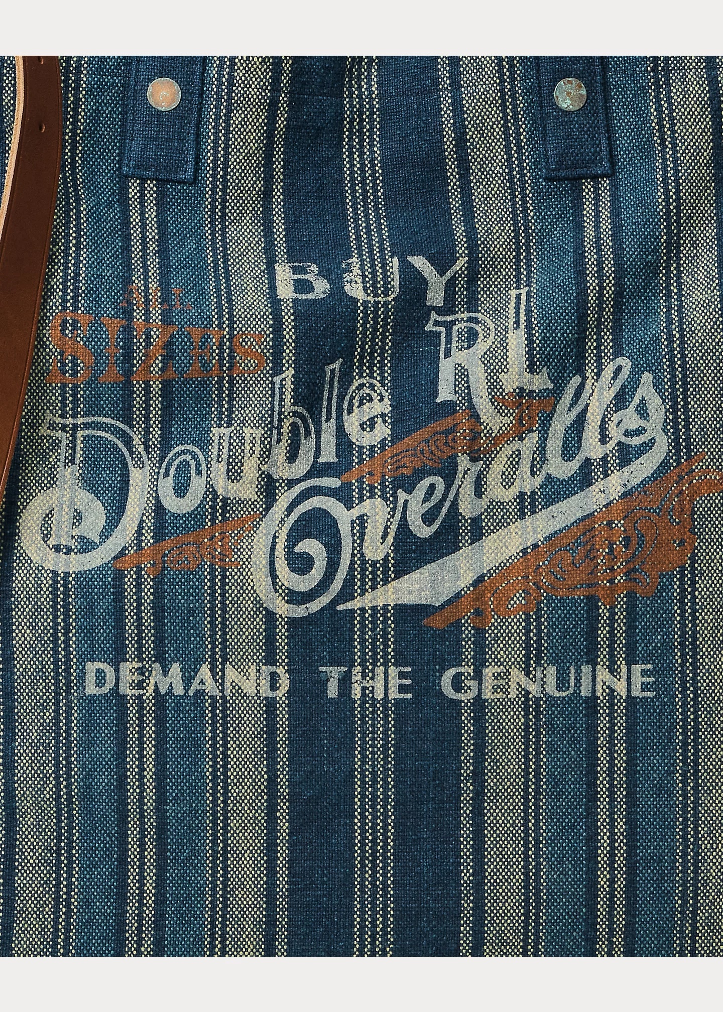 Handwoven Indigo Carpenter Tote - 5
