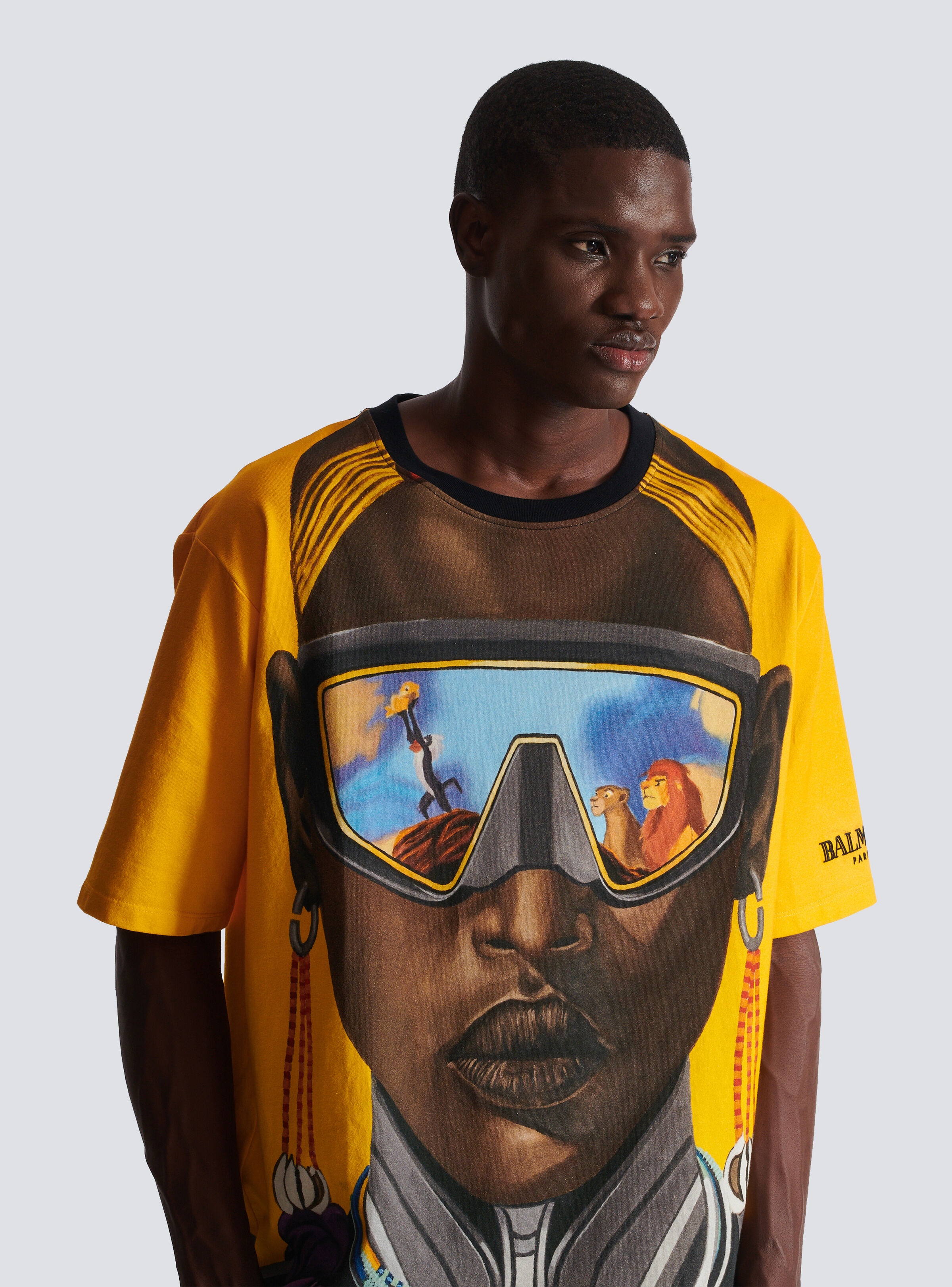 Disney x Balmain: The Lion King - Relaxed T-shirt with Nika Mtwana print - 6