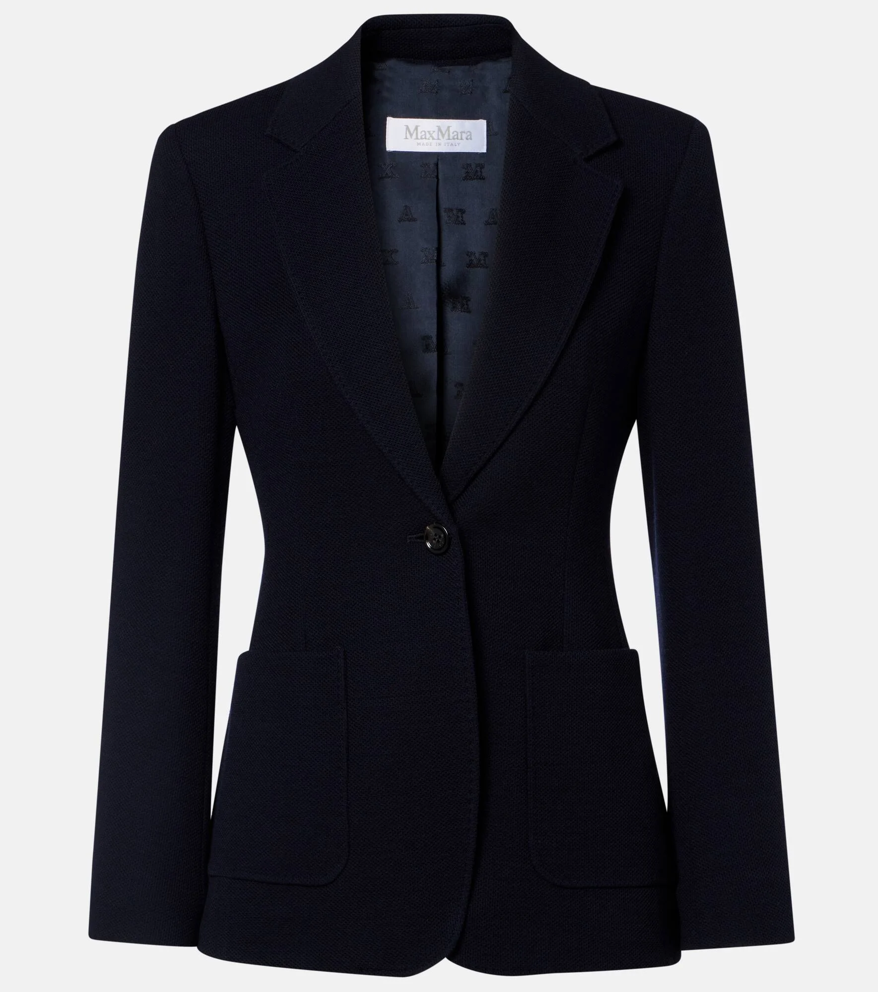 Utilita virgin wool jersey blazer - 1
