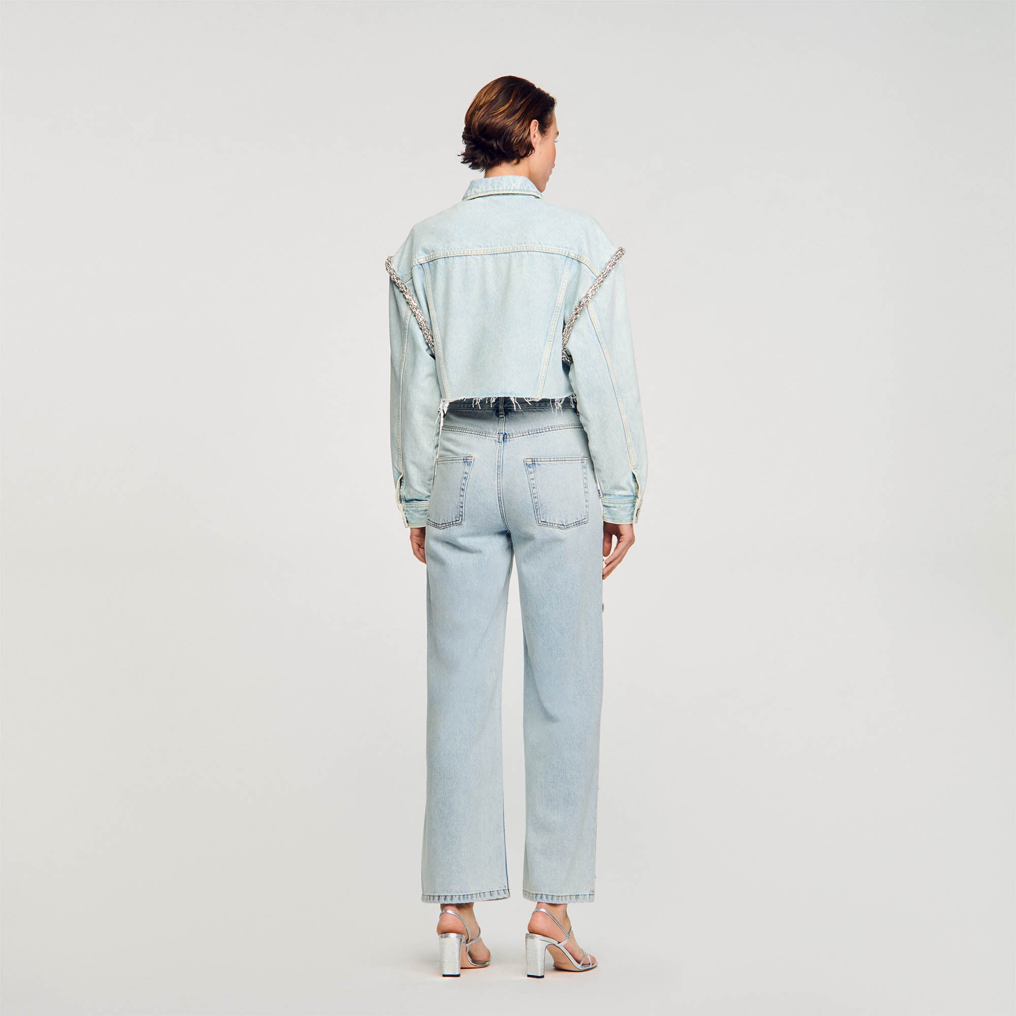 CROPPED DENIM JACKET - 6