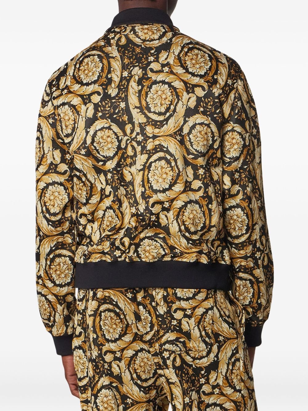 Barocco jacquard sweatshirt - 4