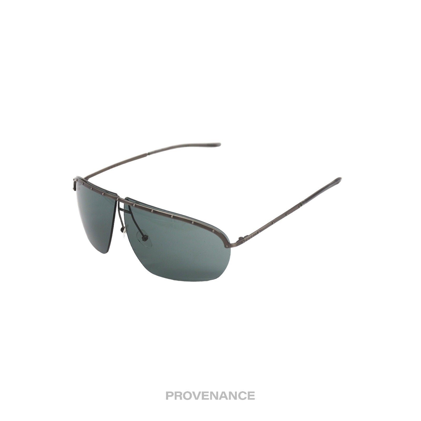 Gucci Vintage Shield Sunglasses - Gunmetal - 2
