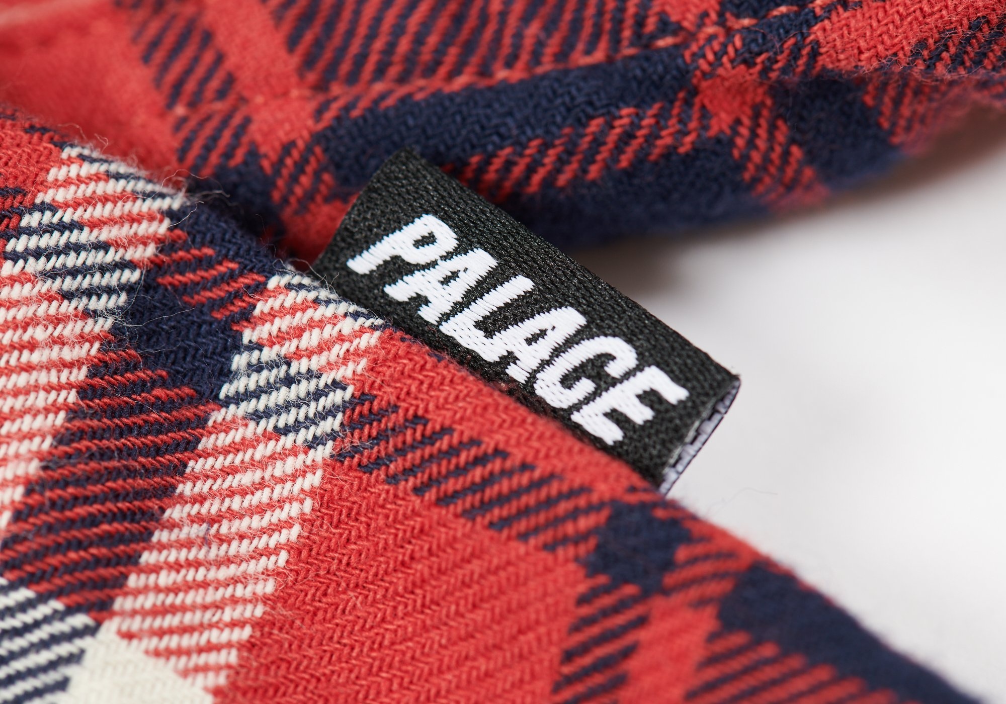 CARGO POCKET FLANNEL SHIRT RED - 4