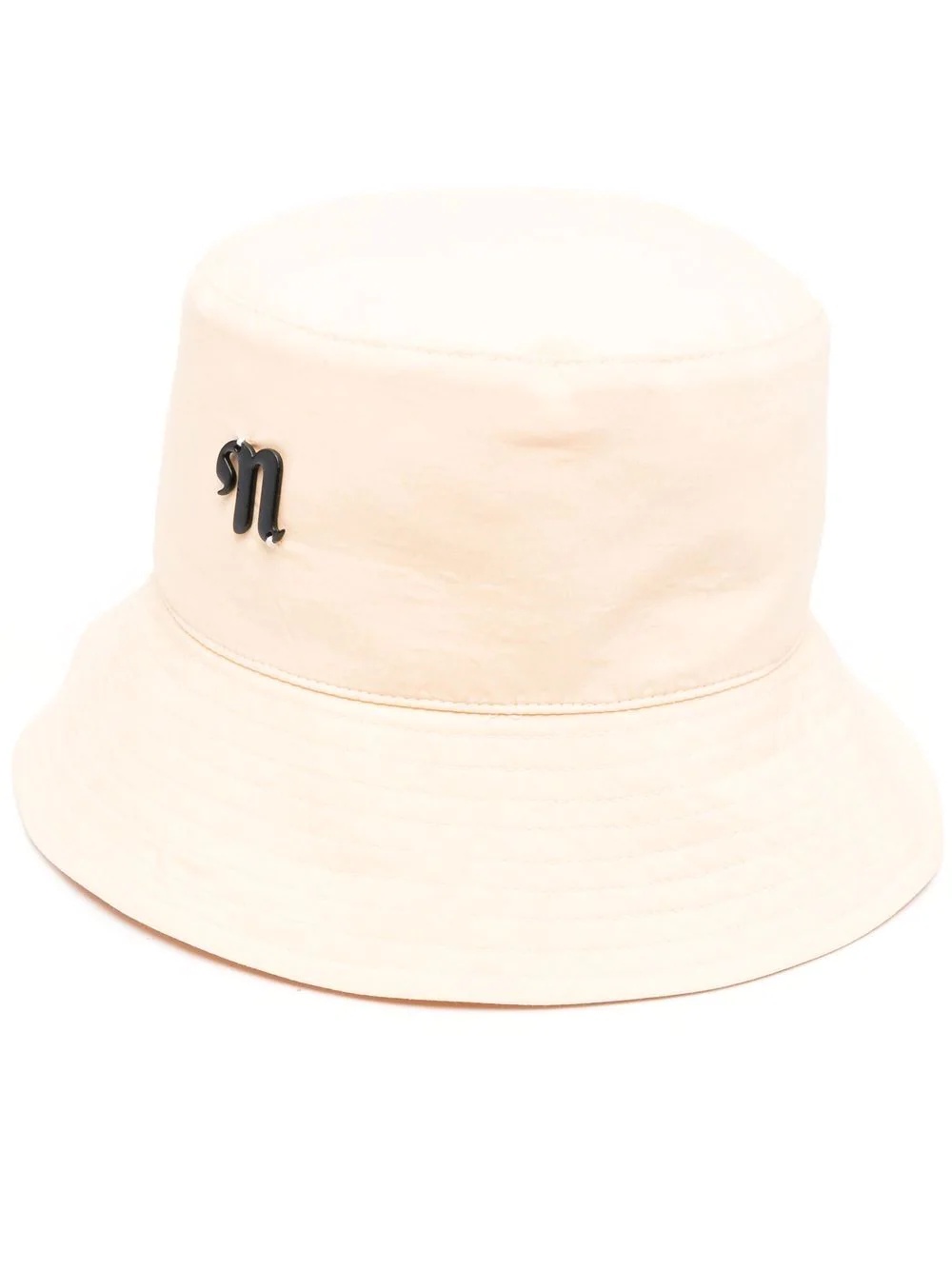 logo-plaque bucket hat - 1