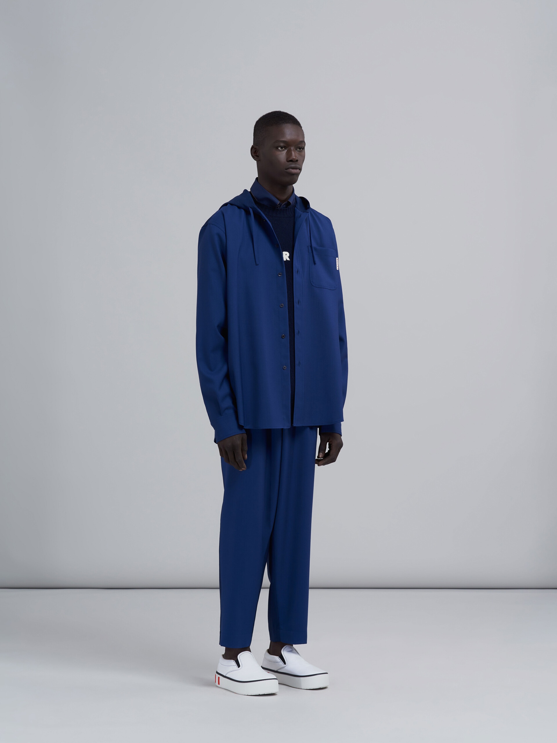 TROPICAL WOOL OVERSHIRT - 5