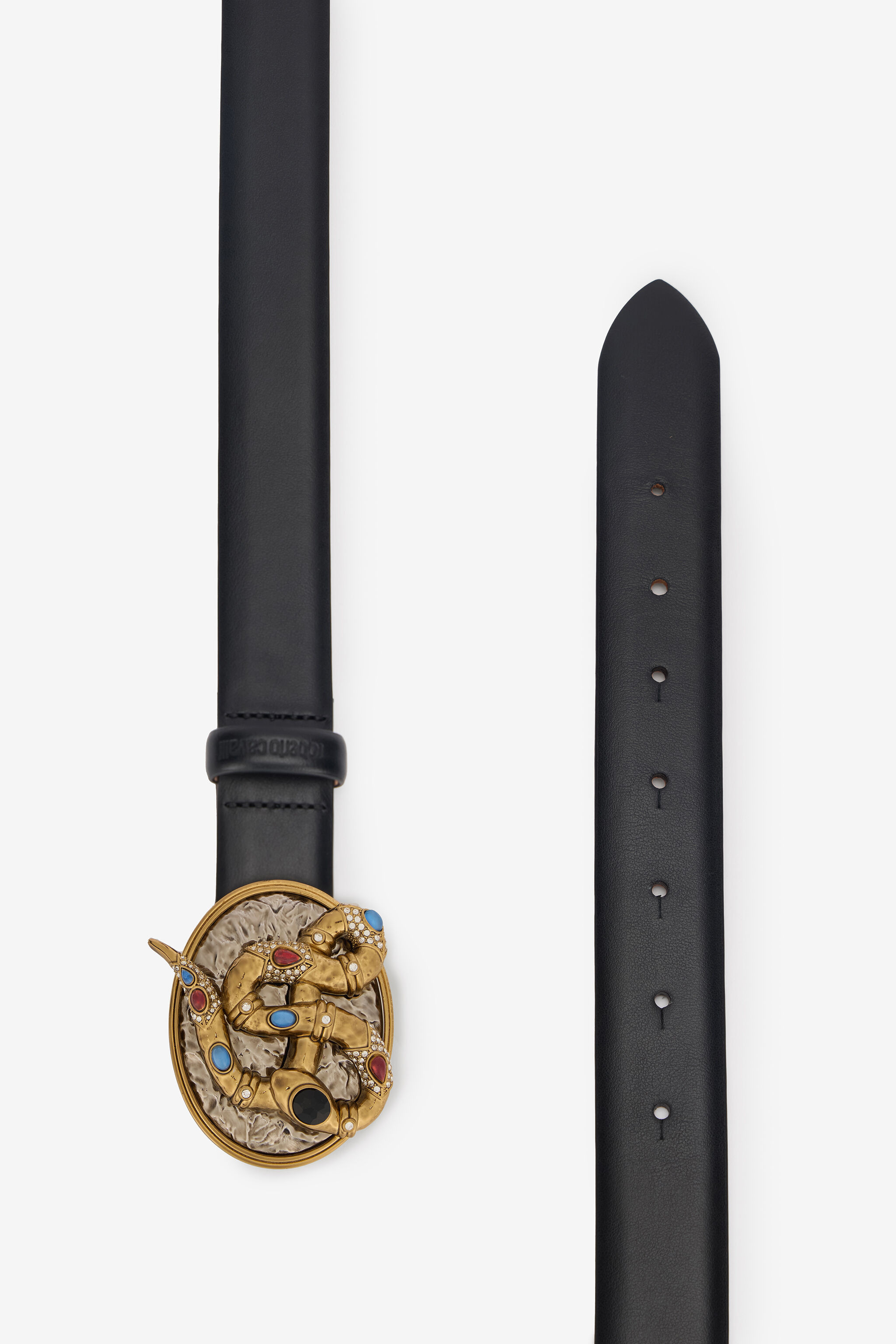 Slim Belt With Snake Buckle - 2