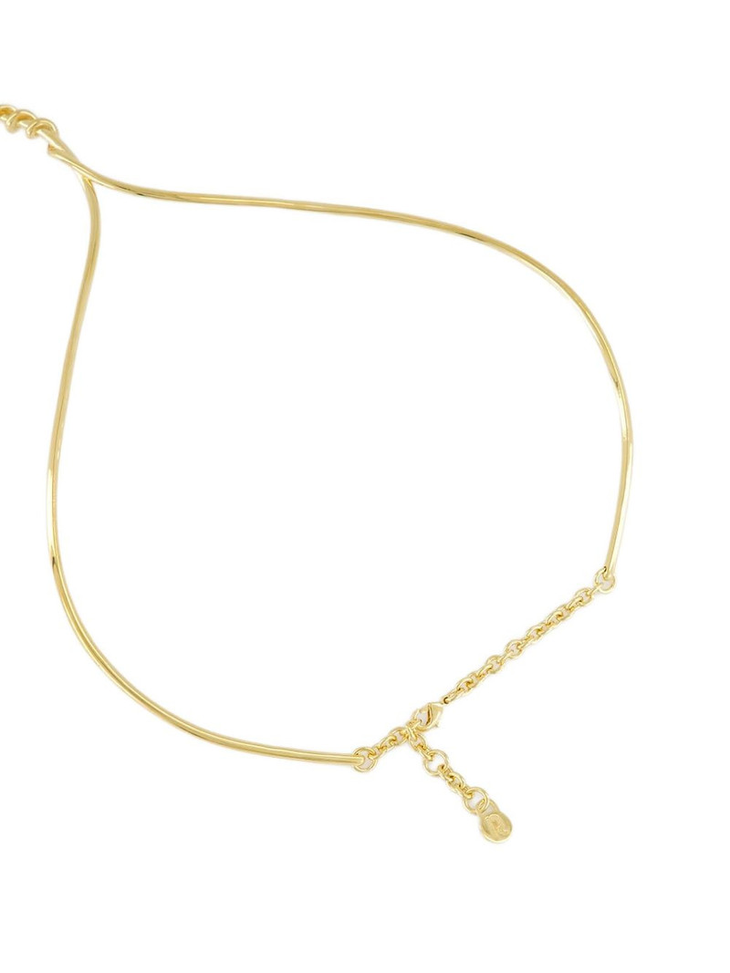 rabanne twisted-wire necklace outlook