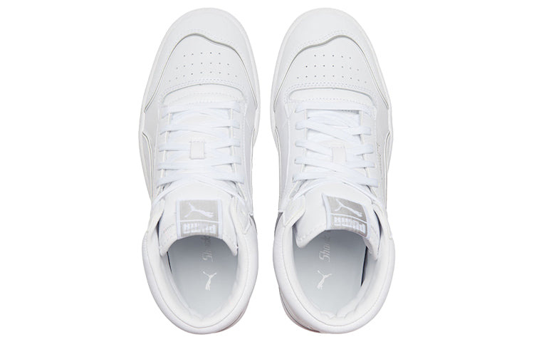 (WMNS) PUMA Ralph Sampson Mid Metal 'White Silver' 374662-01 - 4