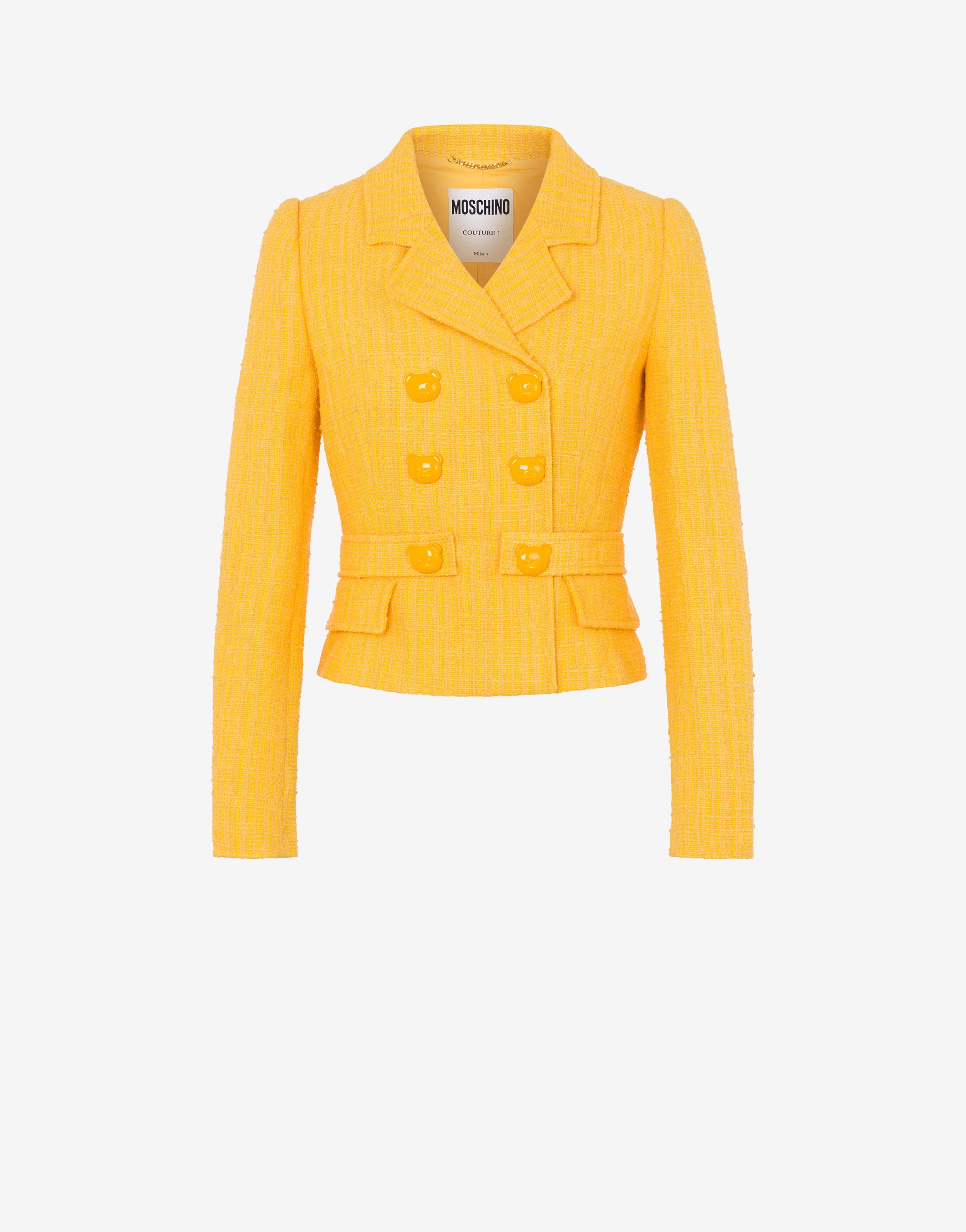 TEDDY BUTTONS TWEED JACKET - 1