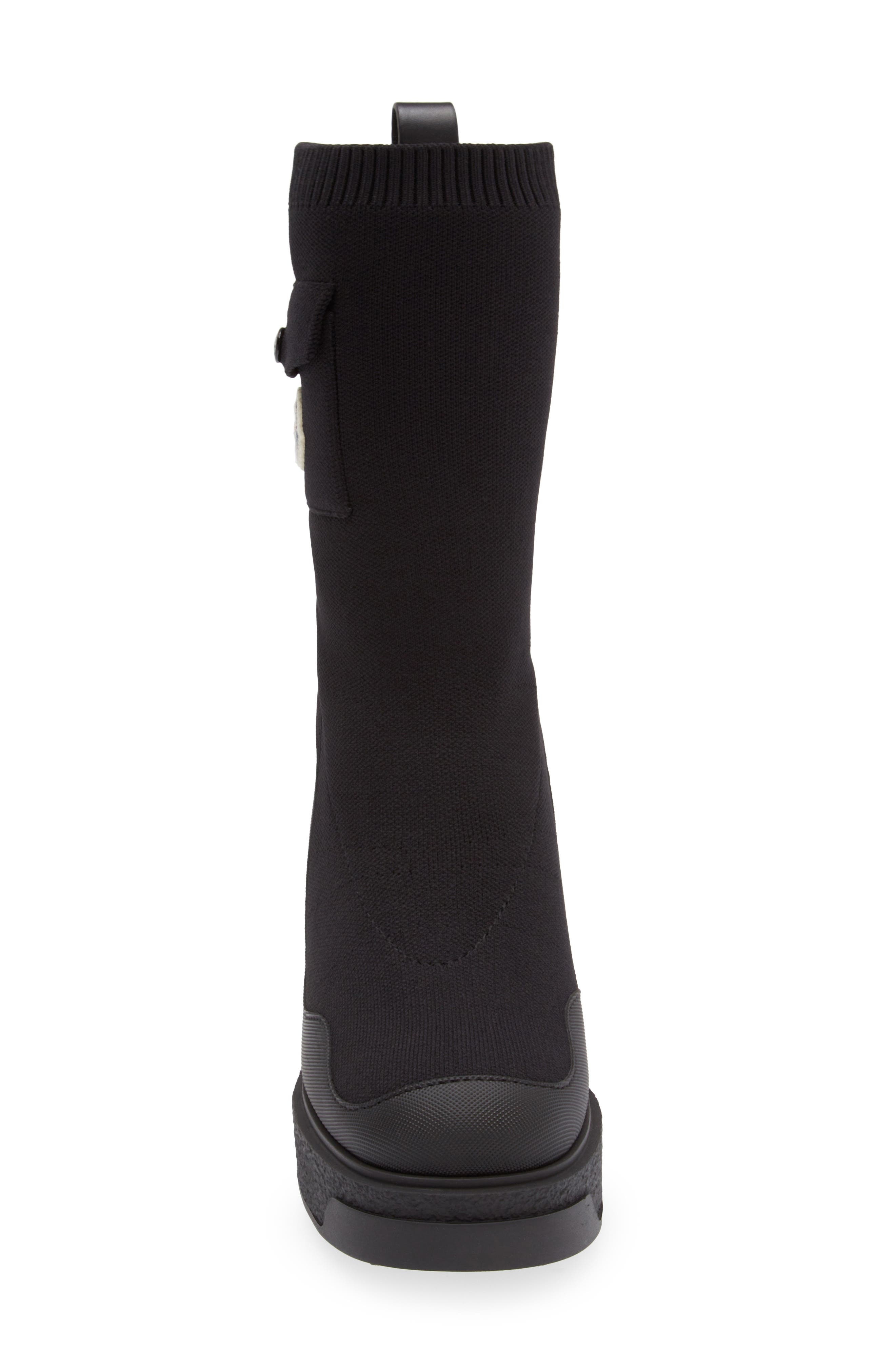 Moncler Splora Pocket Sock Bootie in Black at Nordstrom - 4
