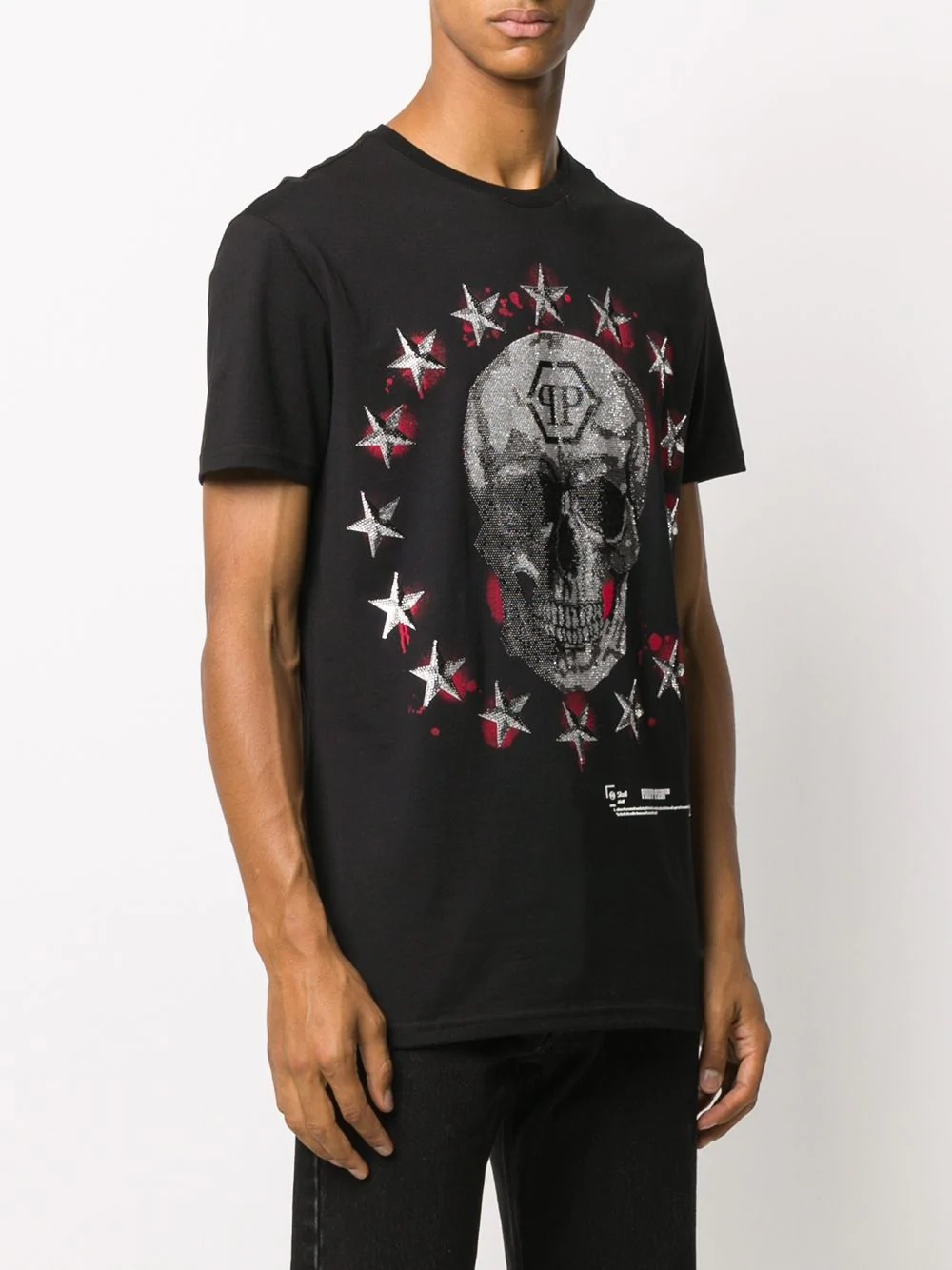 skull print T-shirt - 3