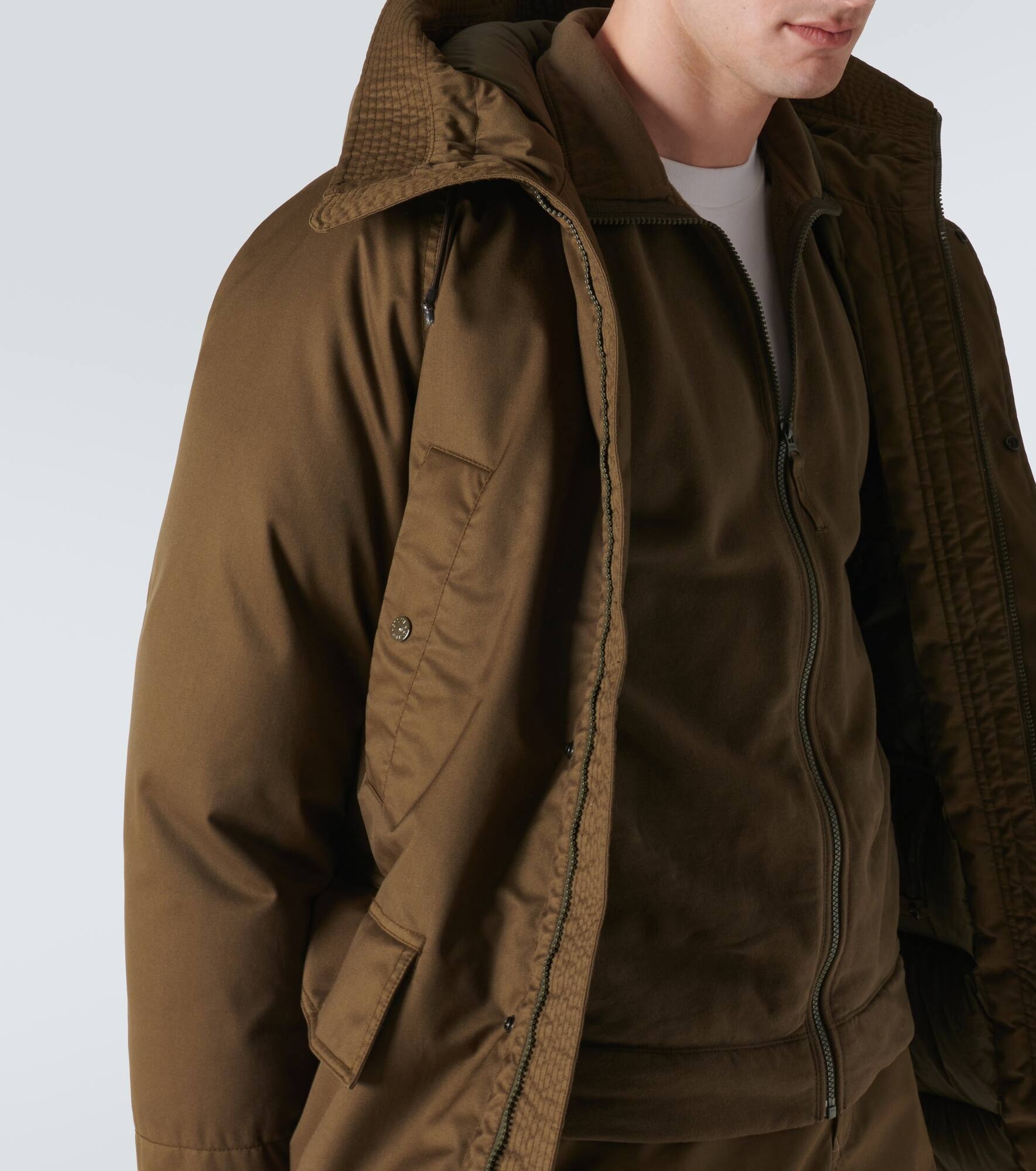 Ghost Compass virgin wool twill down jacket - 5