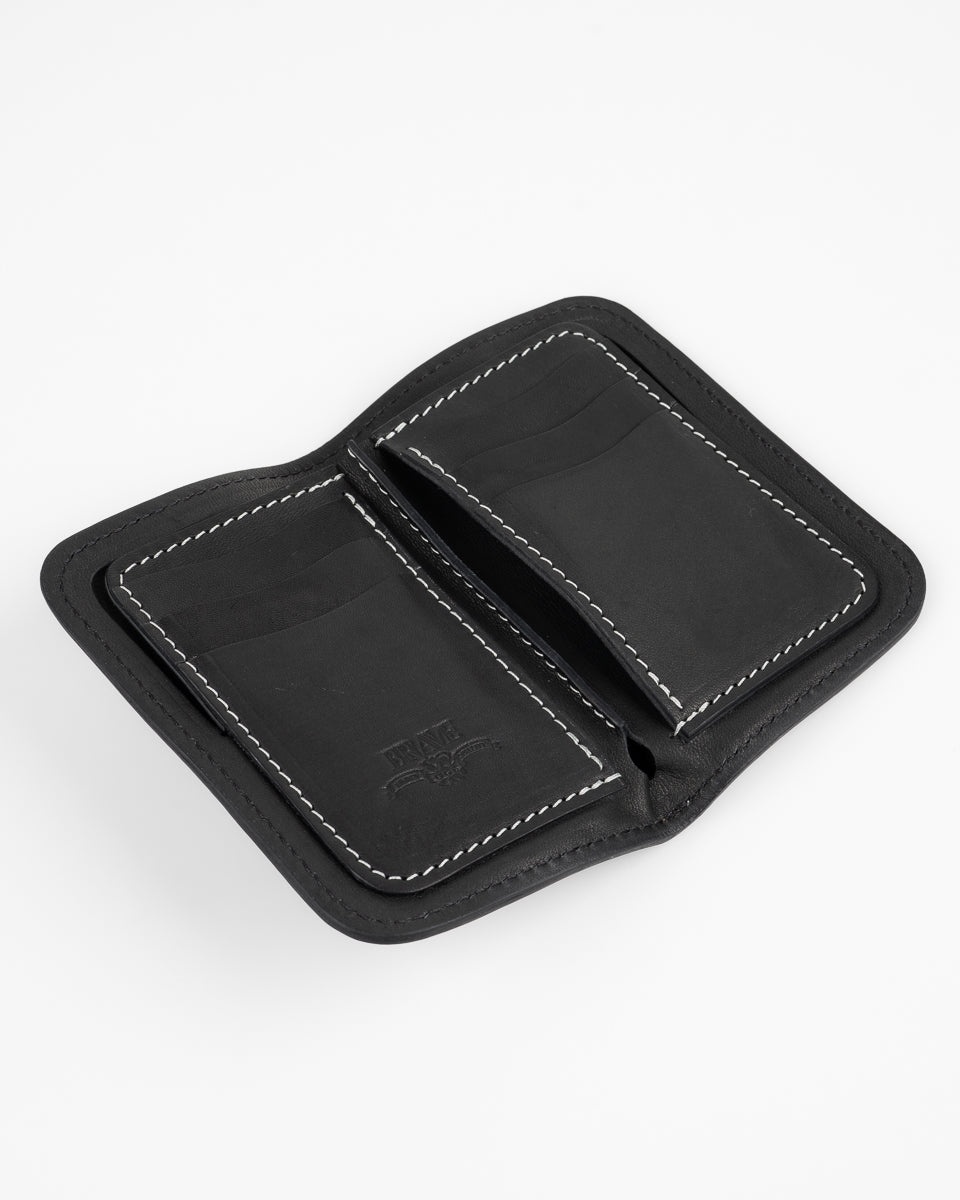 OGL BRAVE HORSEHIDE MID WALLET - BLACK - 6